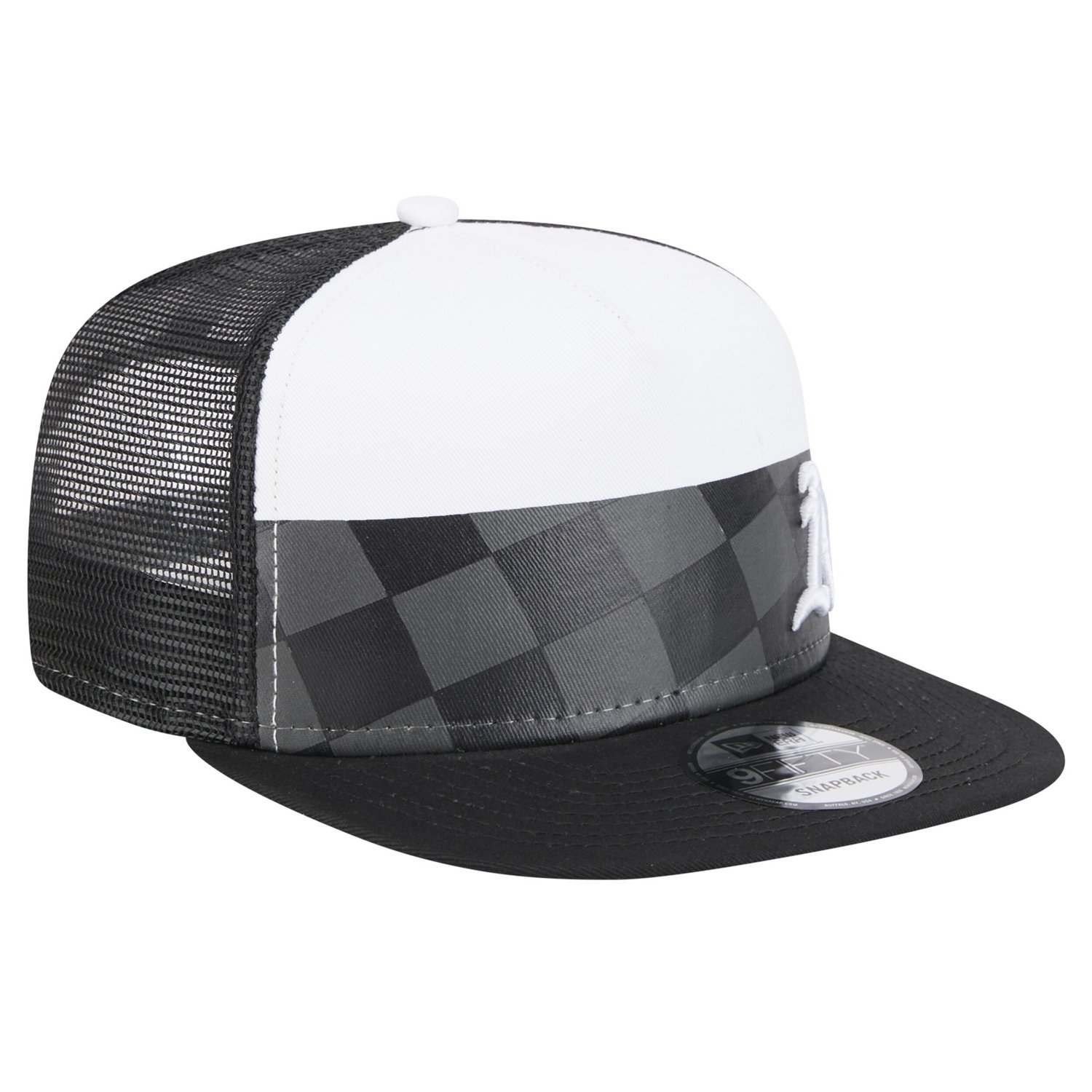 New Era Oakland Athletics Checkmate Trucker 9FIFTY Snapback Hat
