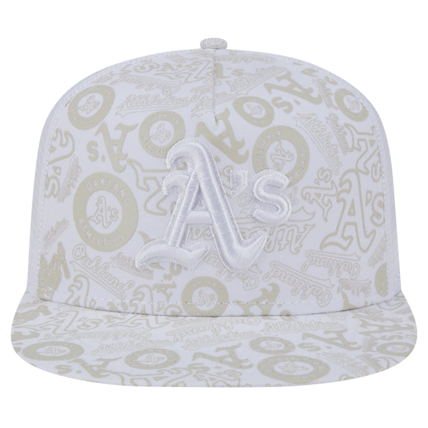 New Era Oakland Athletics Logo Dunes A-Frame Trucker 9FIFTY Snapback Hat - view number 2