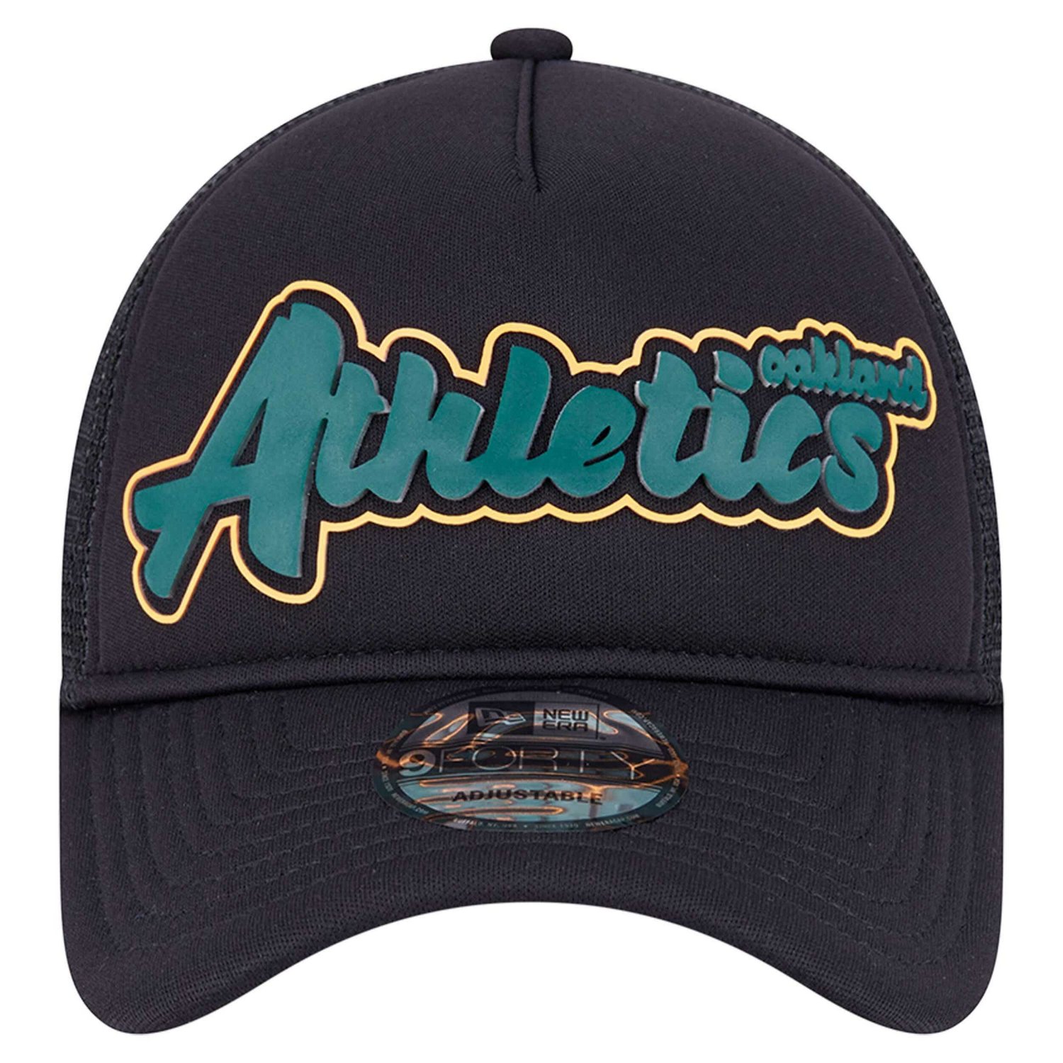 New Era Oakland Athletics Retro Bold A-Frame Trucker 9FORTY Adjustable Hat