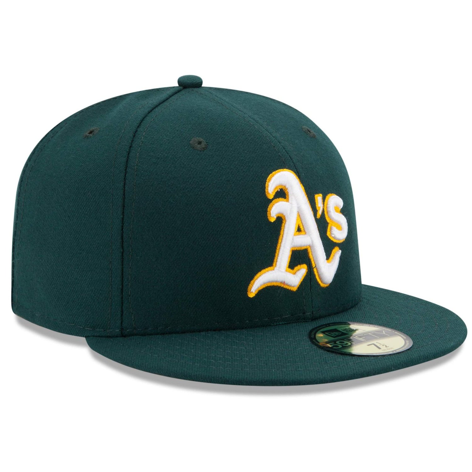New Era Oakland Athletics Road Authentic Collection On Field 59FIFTY Performance Fitted Hat                                      - view number 3