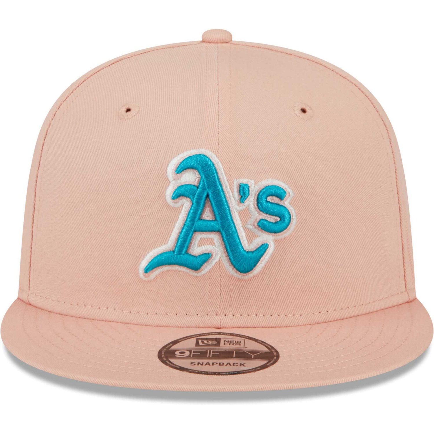 New Era Oakland Athletics Sky Aqua Undervisor 9FIFTY Snapback Hat - view number 2