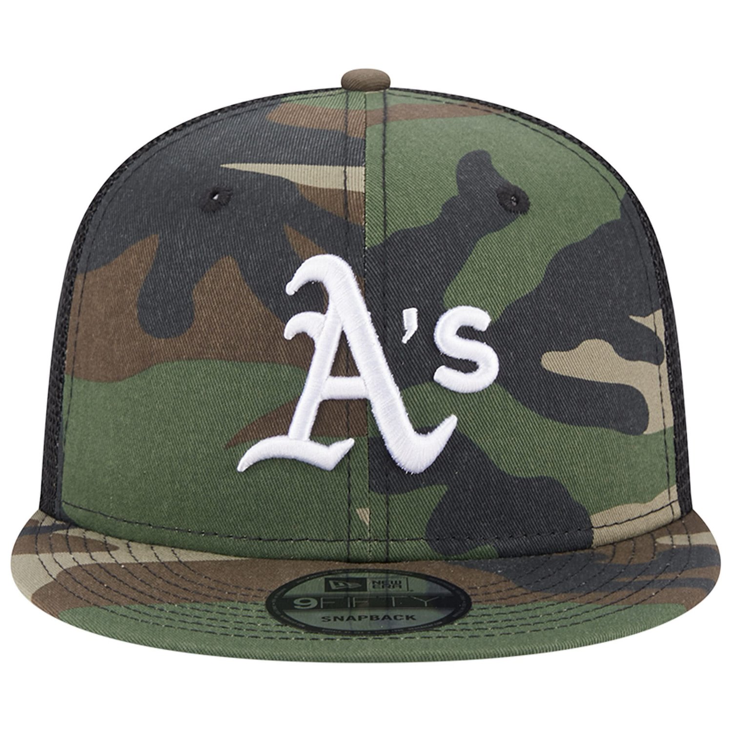 New Era Oakland Athletics Trucker 9FIFTY Snapback Hat - view number 2