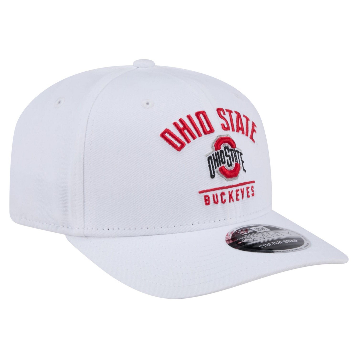 New Era Ohio State Buckeyes 9SEVENTY Team Stretch-Snap Adjustable Hat                                                            - view number 3