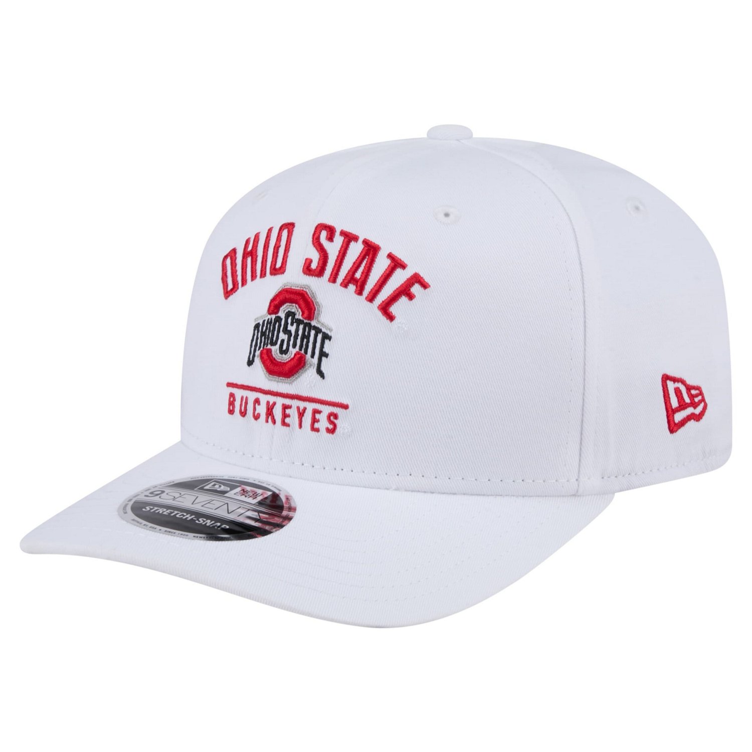 New Era Ohio State Buckeyes 9SEVENTY Team Stretch-Snap Adjustable Hat                                                            - view number 1