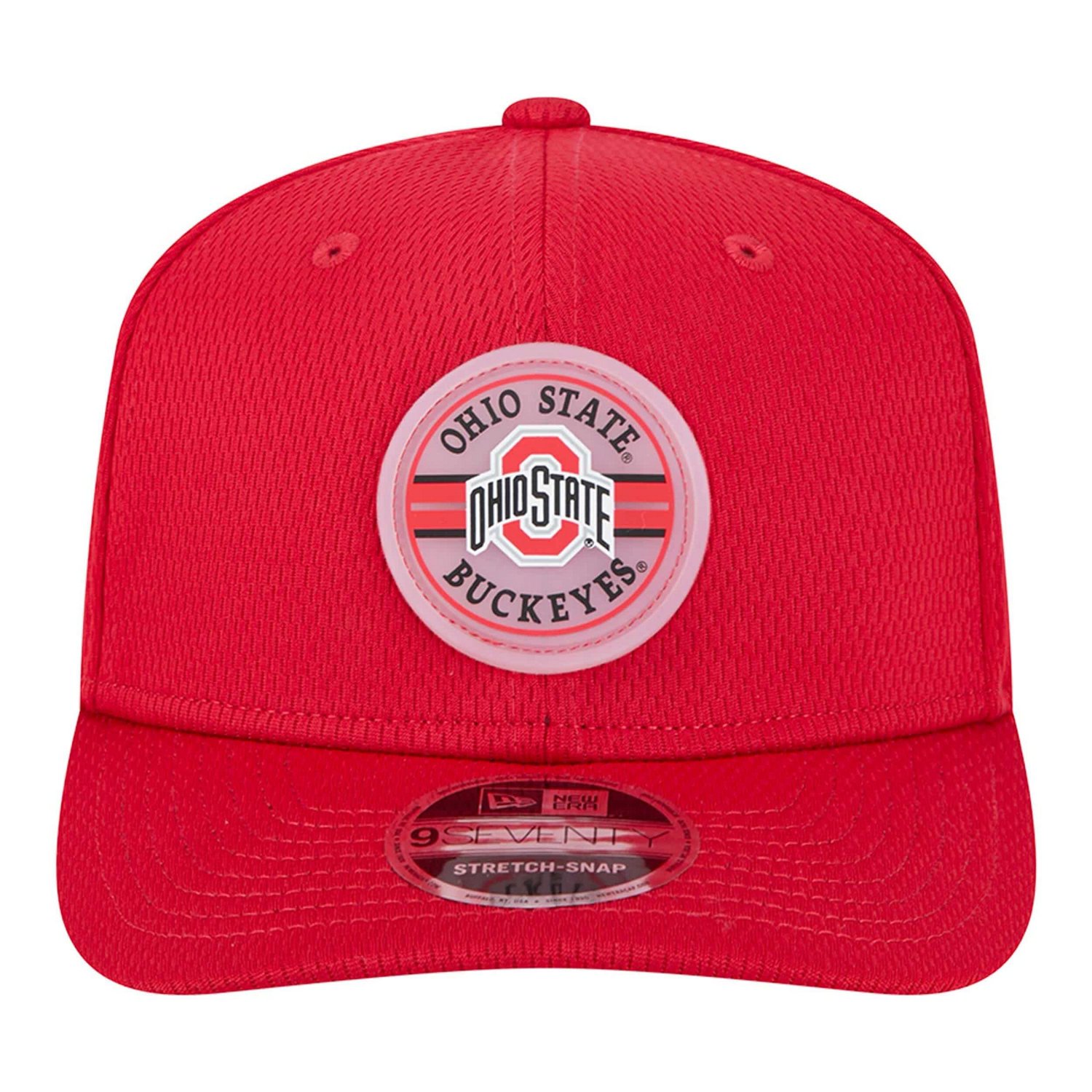 New Era Ohio State Buckeyes Patched 9SEVENTY Stretch-Snap Adjustable Hat