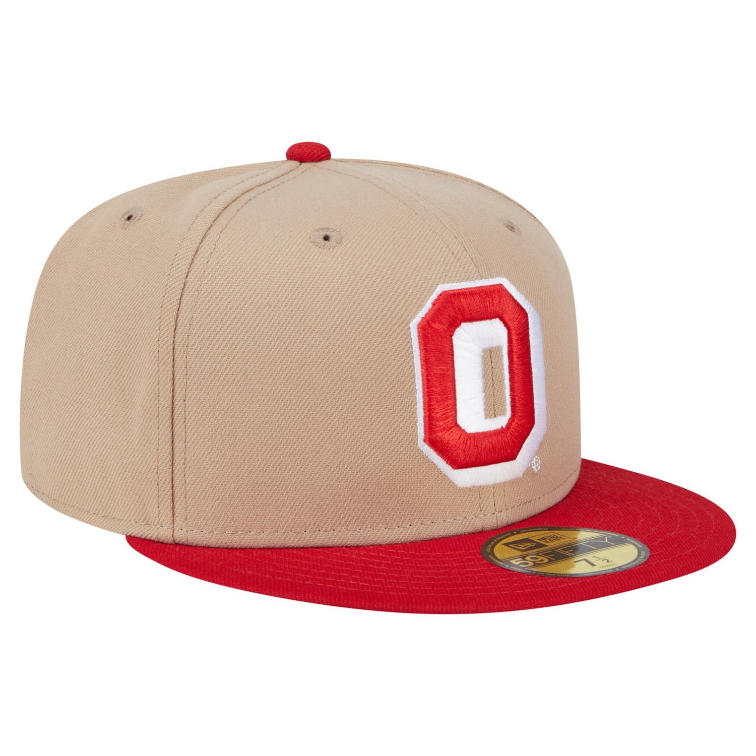 New Era Ohio State Buckeyes Throwback Two-Tone 59FIFTY Fitted Hat - view number 3