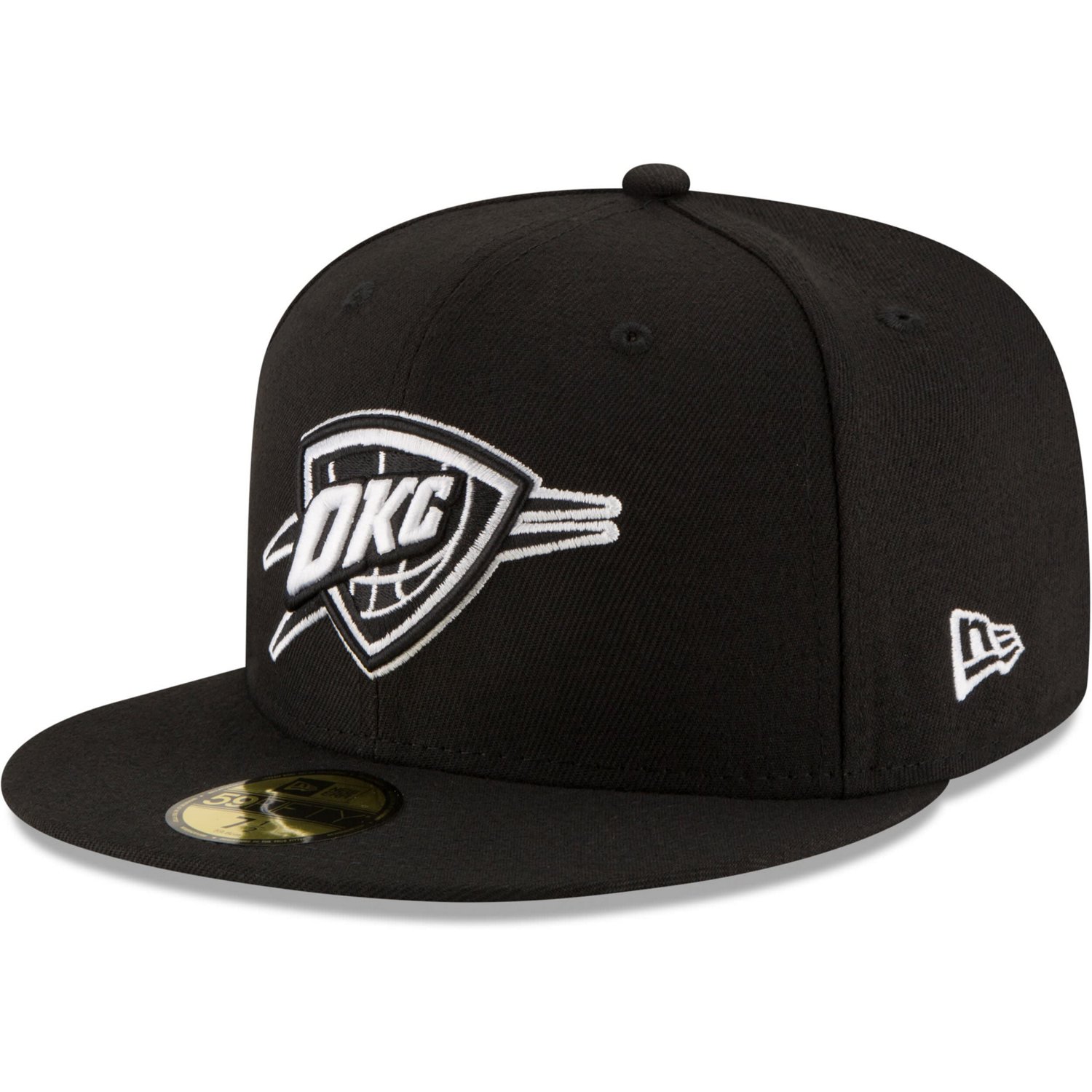 New Era Oklahoma City Thunder  White Logo 59FIFTY Fitted Hat - view number 1