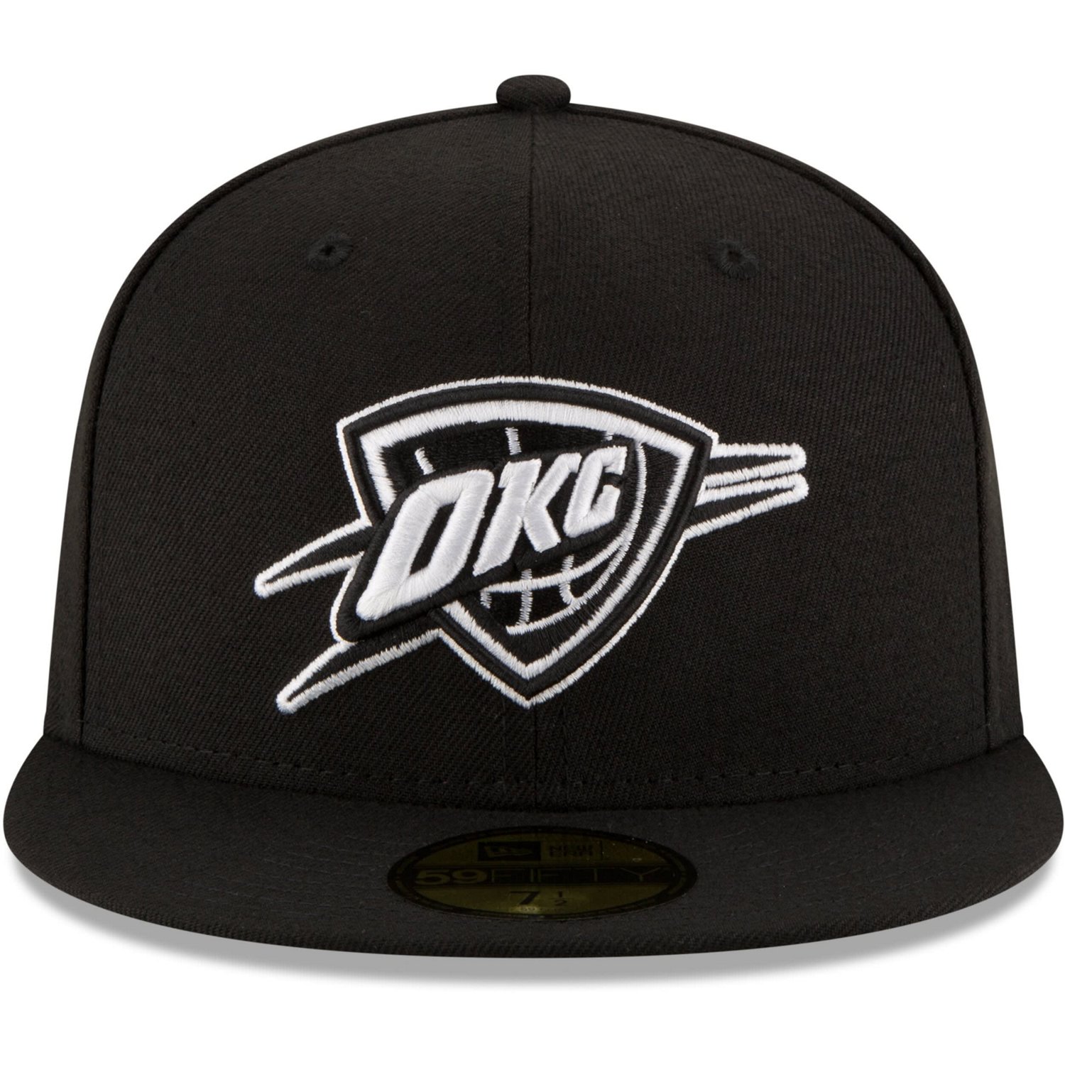 New Era Oklahoma City Thunder  White Logo 59FIFTY Fitted Hat - view number 2