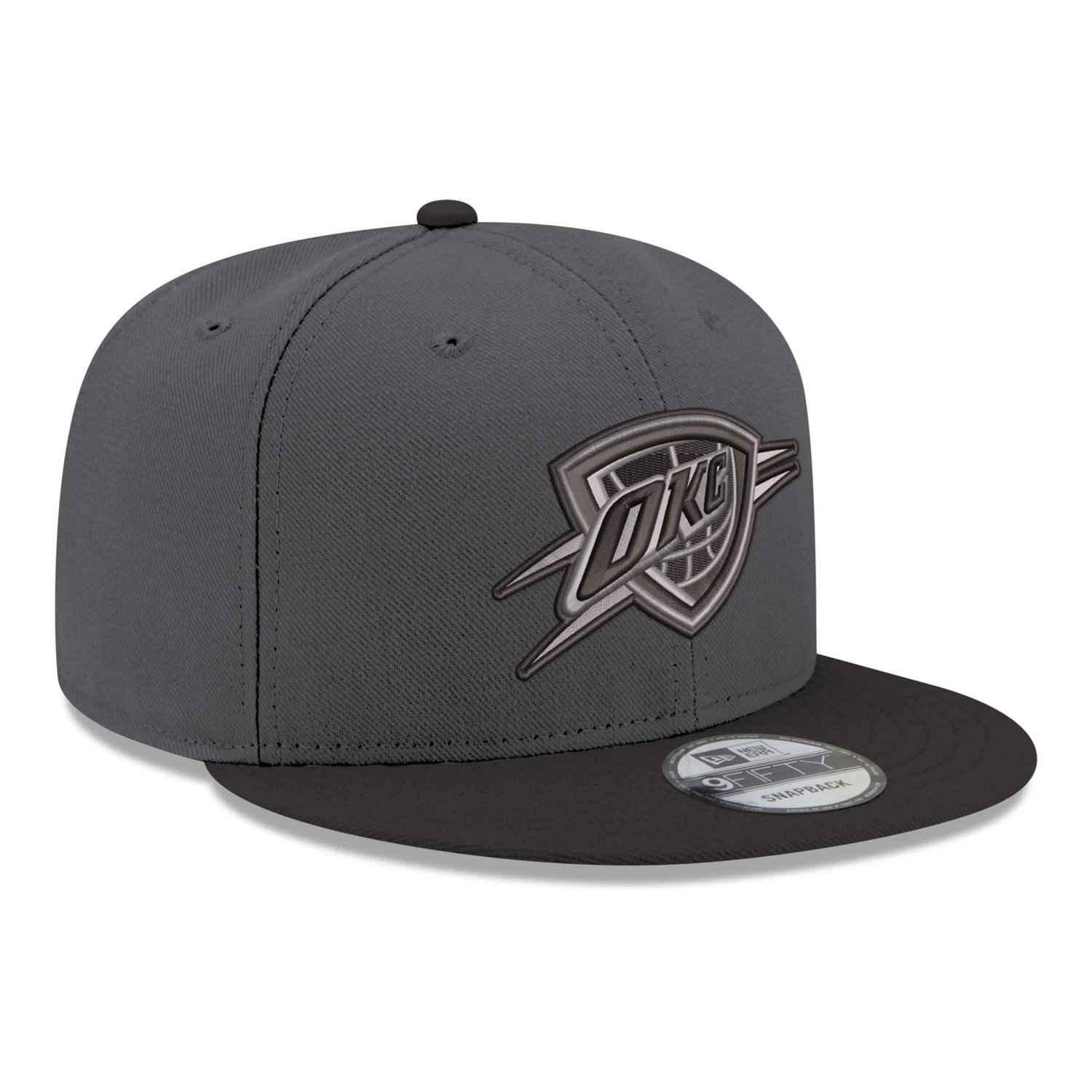 New Era Oklahoma City Thunder Logo 2-Tone 9FIFTY Snapback Hat - view number 3