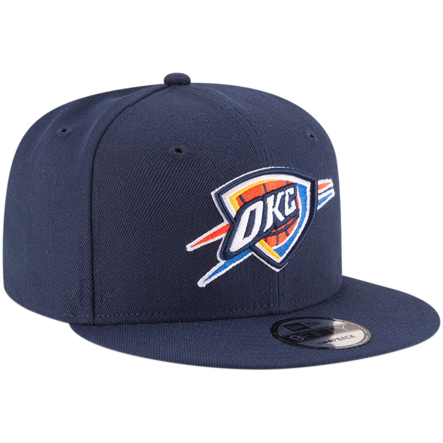 New Era Oklahoma City Thunder Official Team Color 9FIFTY Snapback Hat - view number 3