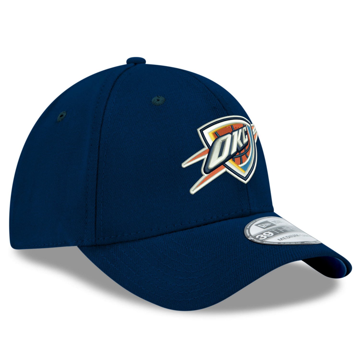 New Era Oklahoma City Thunder Team Classic 39THIRTY Flex Hat                                                                     - view number 3