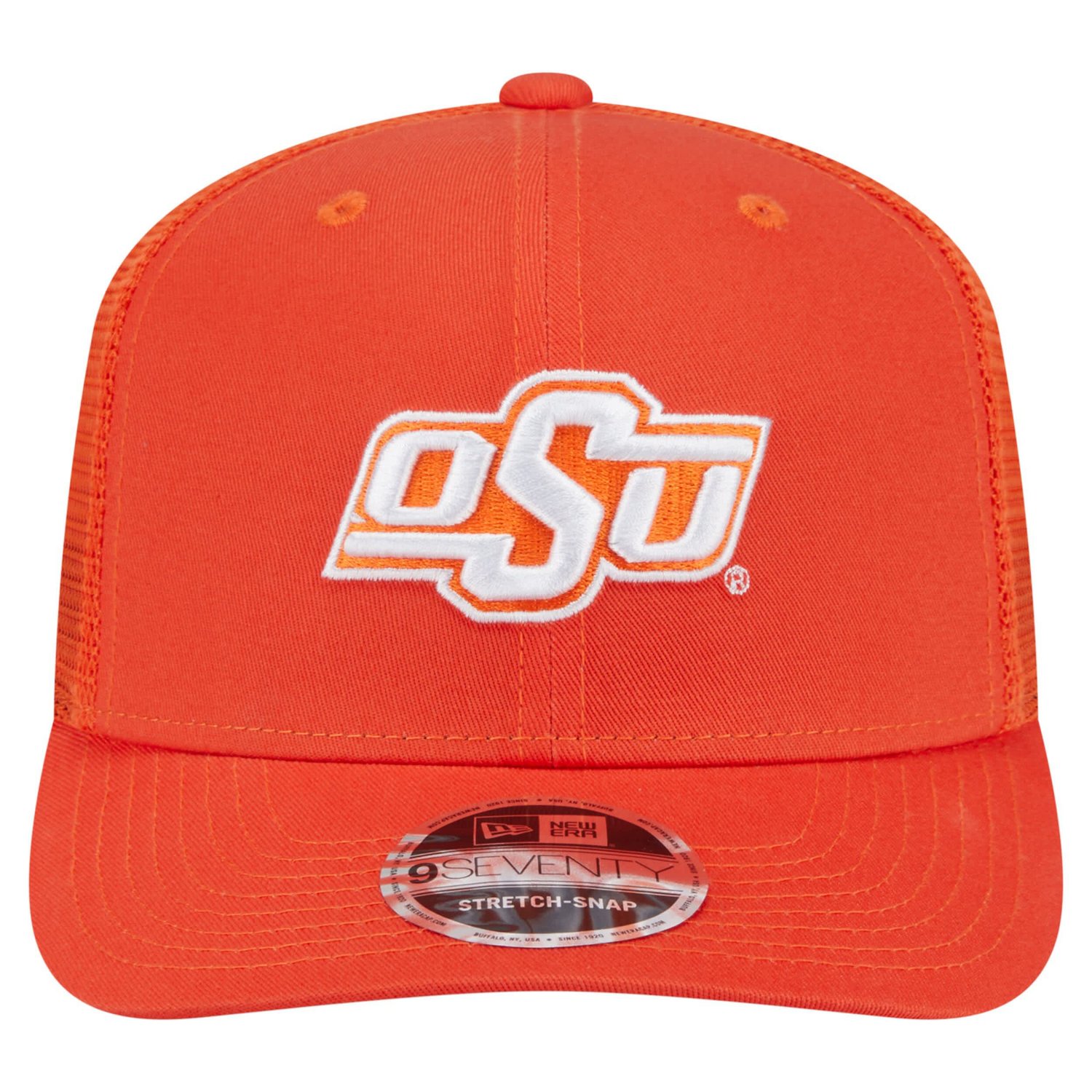 New Era Oklahoma State Cowboys Primary 9SEVENTY Trucker Stretch-Snap Hat - view number 2
