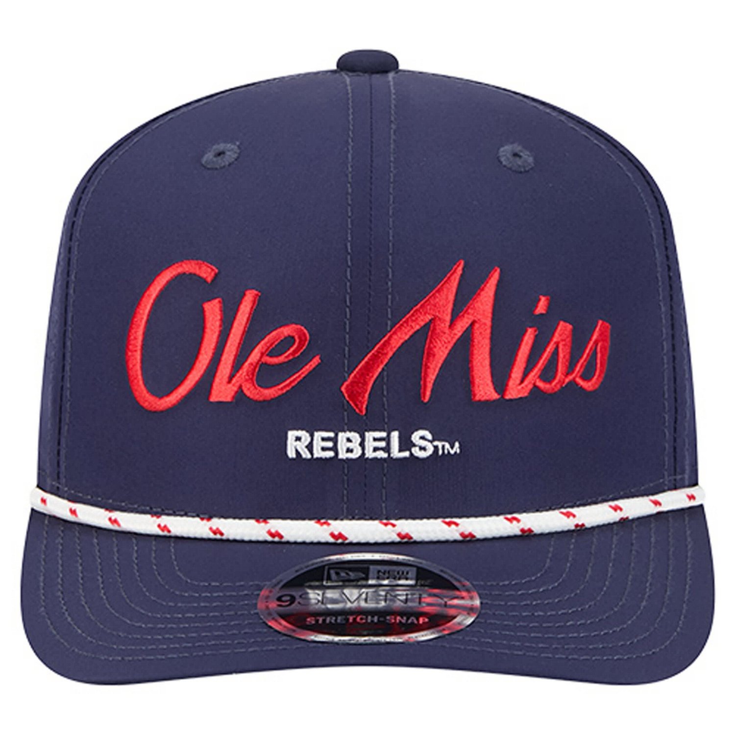New Era Ole Miss Rebels Script Performance Rope 9SEVENTY Adjustable Hat - view number 2