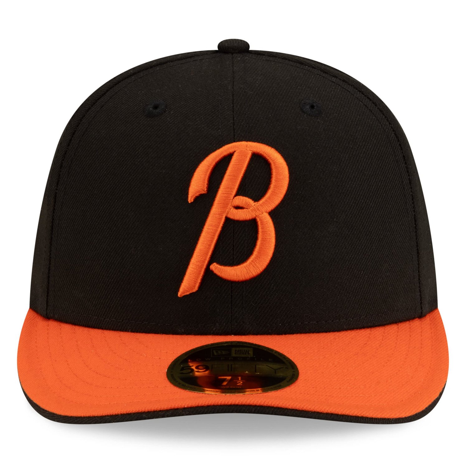 New Era Orange Baltimore Orioles Authentic Collection Low Profile 59FIFTY Fitted Hat - view number 2
