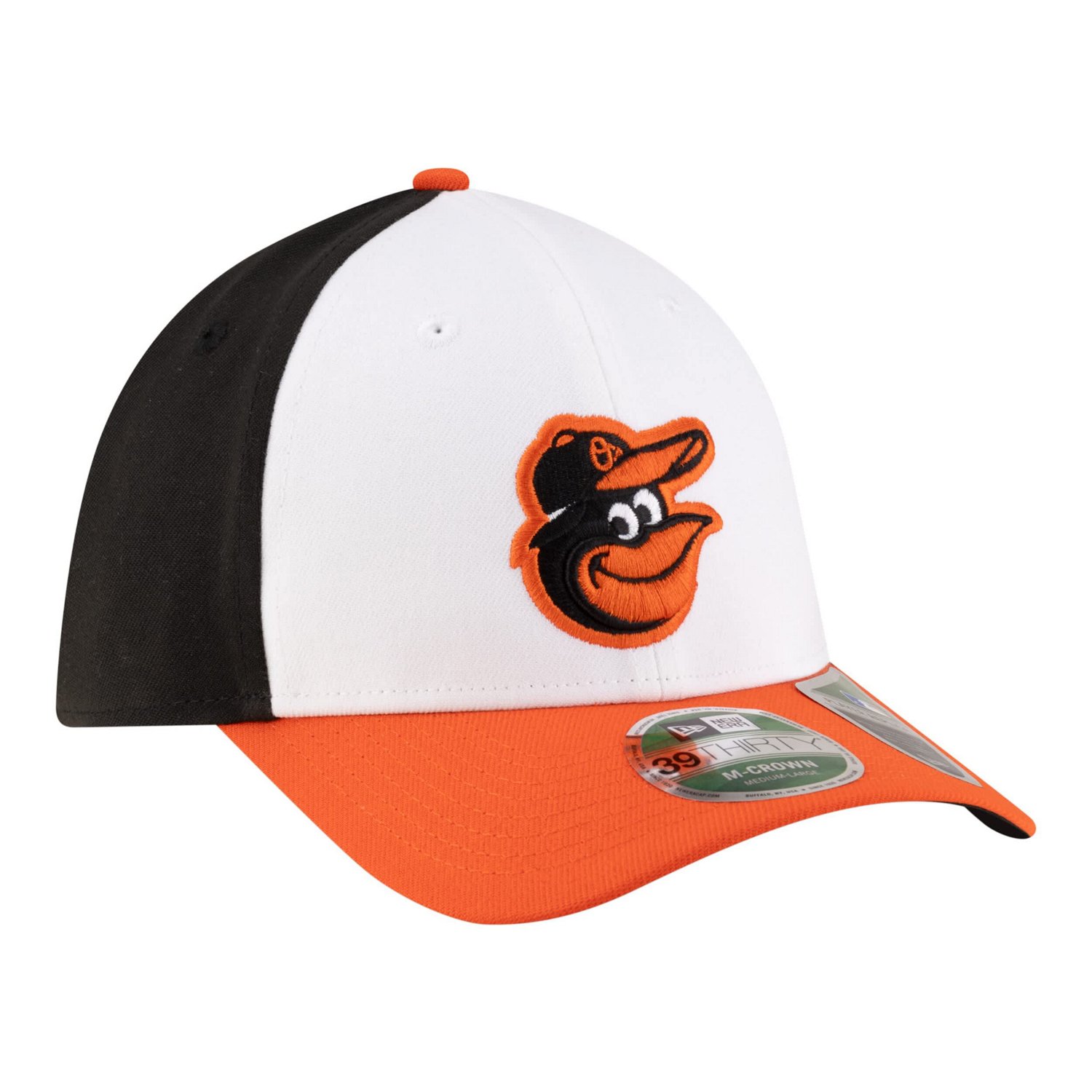 New Era Orange Baltimore Orioles Player Replica 39THIRTY M-Crown Flex Hat - view number 3