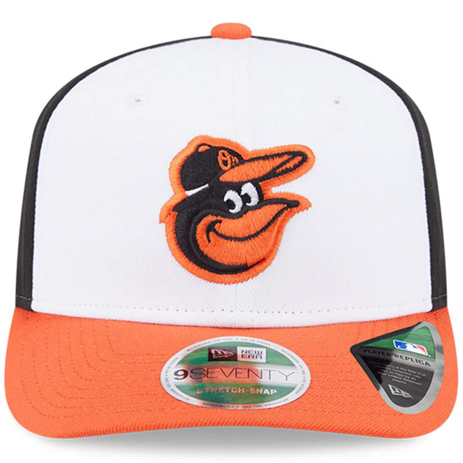 New Era Orange Baltimore Orioles Player Replica 9SEVENTY Adjustable Hat - view number 2