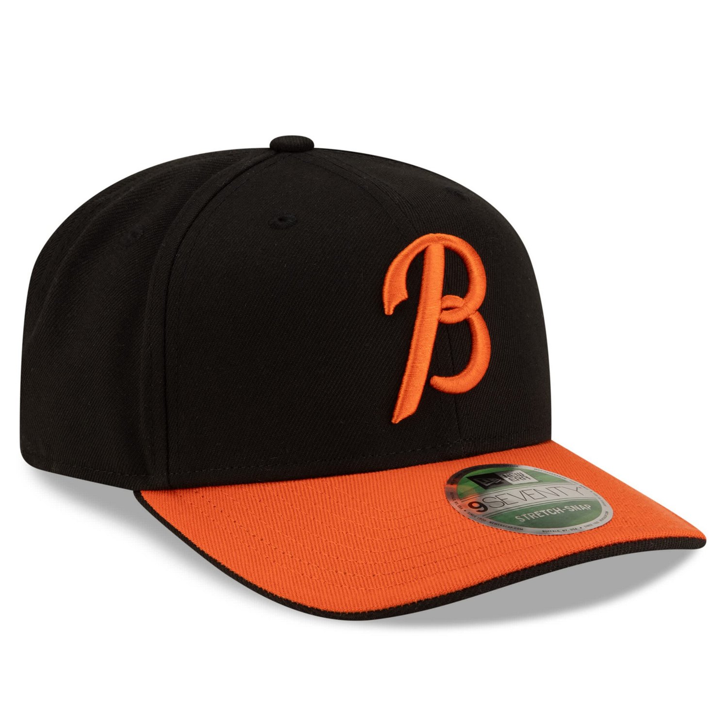 New Era Orange Baltimore Orioles Player Replica 9SEVENTY Adjustable Hat - view number 3