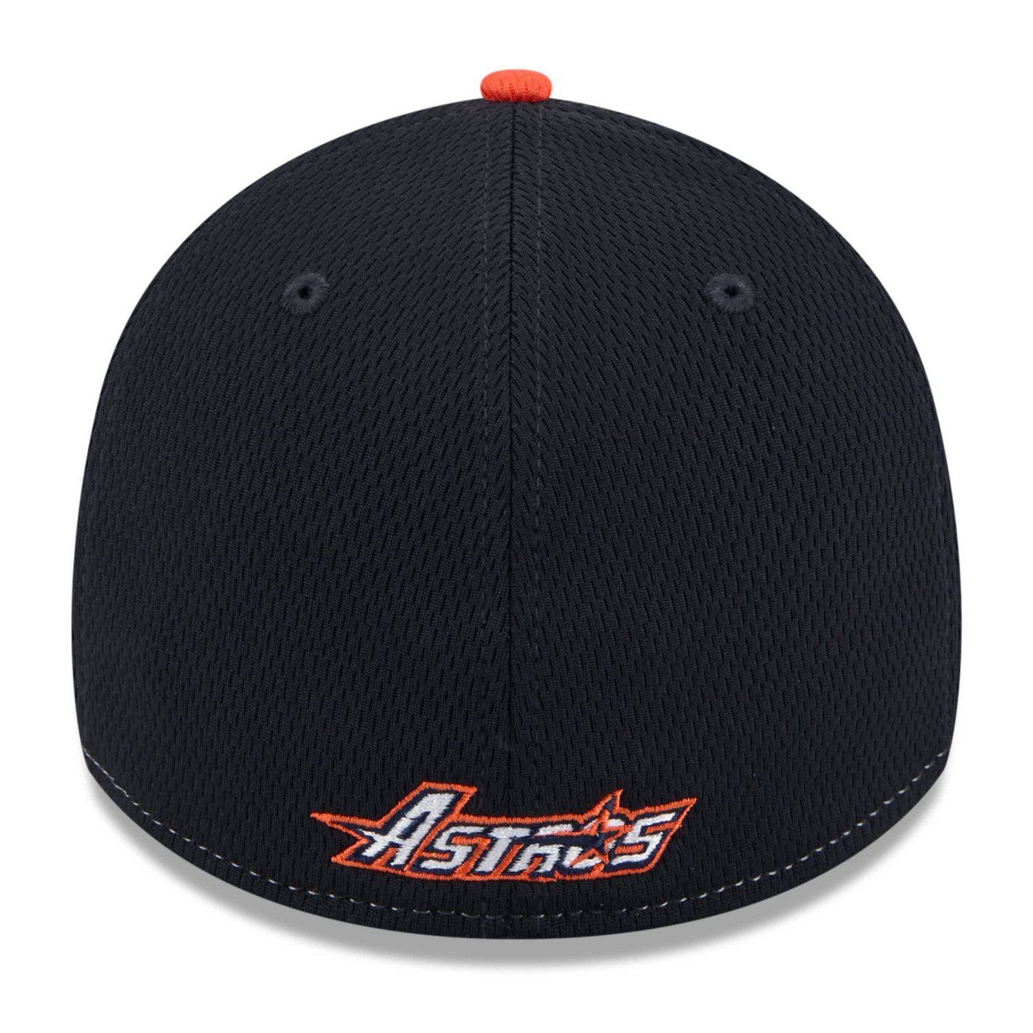 New Era Orange Houston Astros 2025 MLB Clubhouse 39THIRTY Flex Hat - view number 4