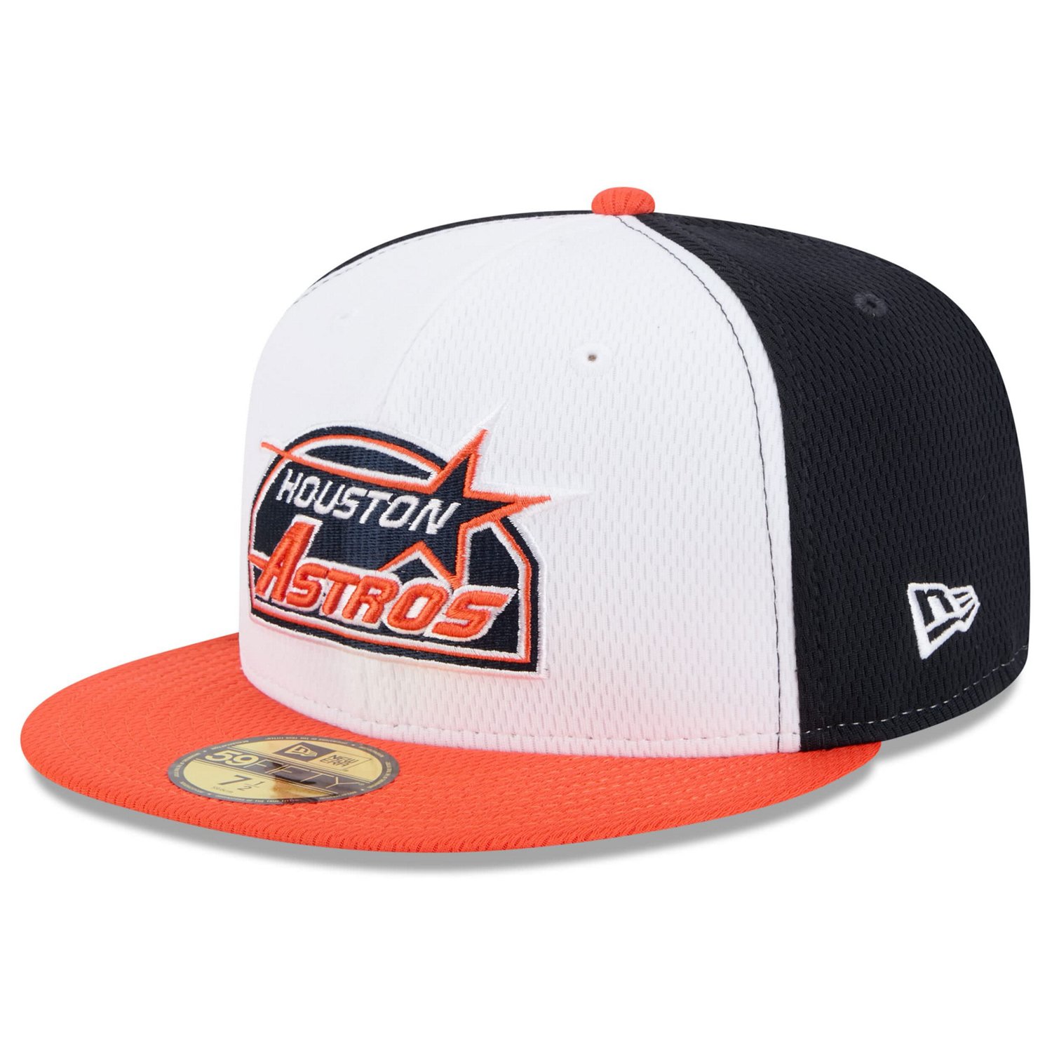 New Era Orange Houston Astros 2025 MLB Clubhouse 59FIFTY Fitted Hat - view number 1