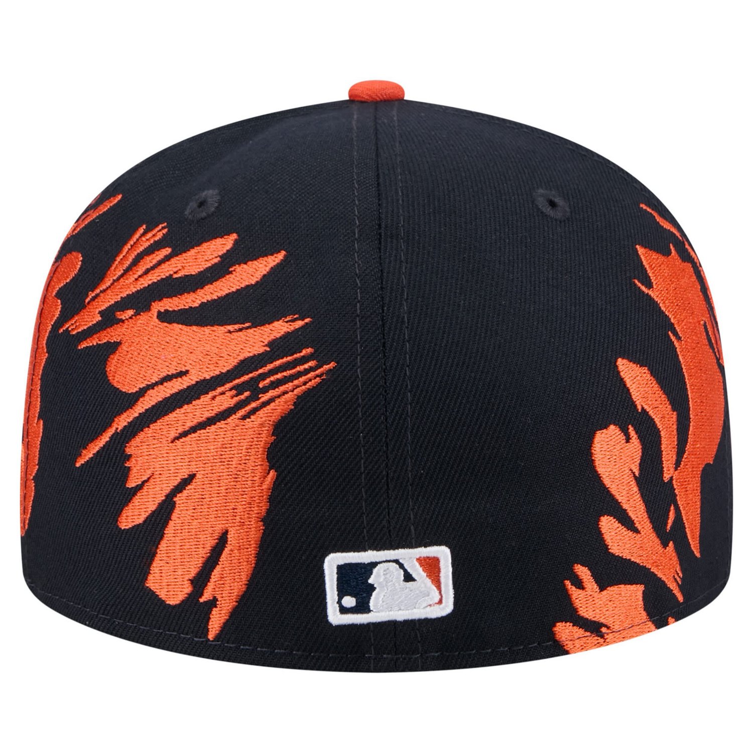 New Era Orange Houston Astros Retro Pattern 59FIFTY Fitted Hat - view number 4