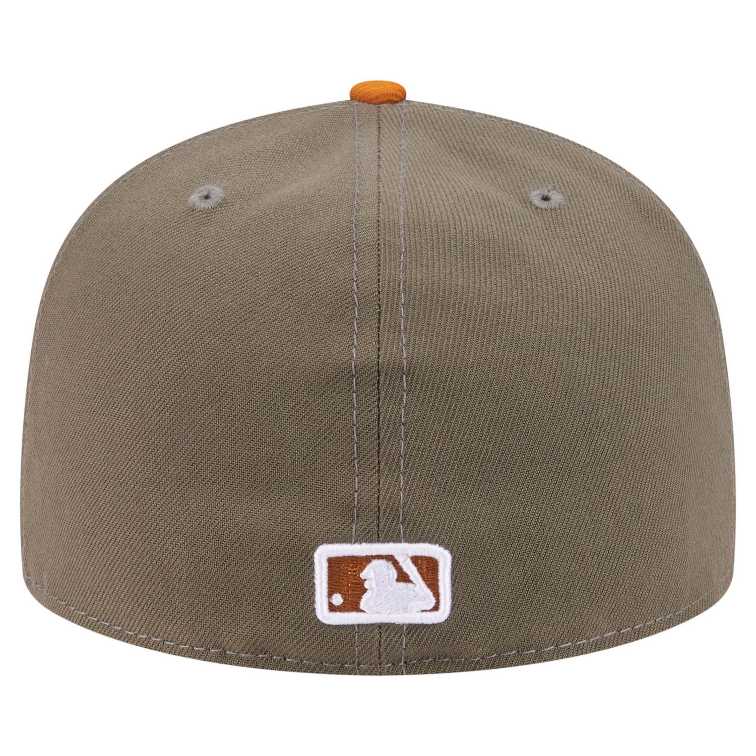 New Era Orange Houston Astros Two-Tone Color Pack A-Frame 59FIFTY Fitted Hat - view number 4