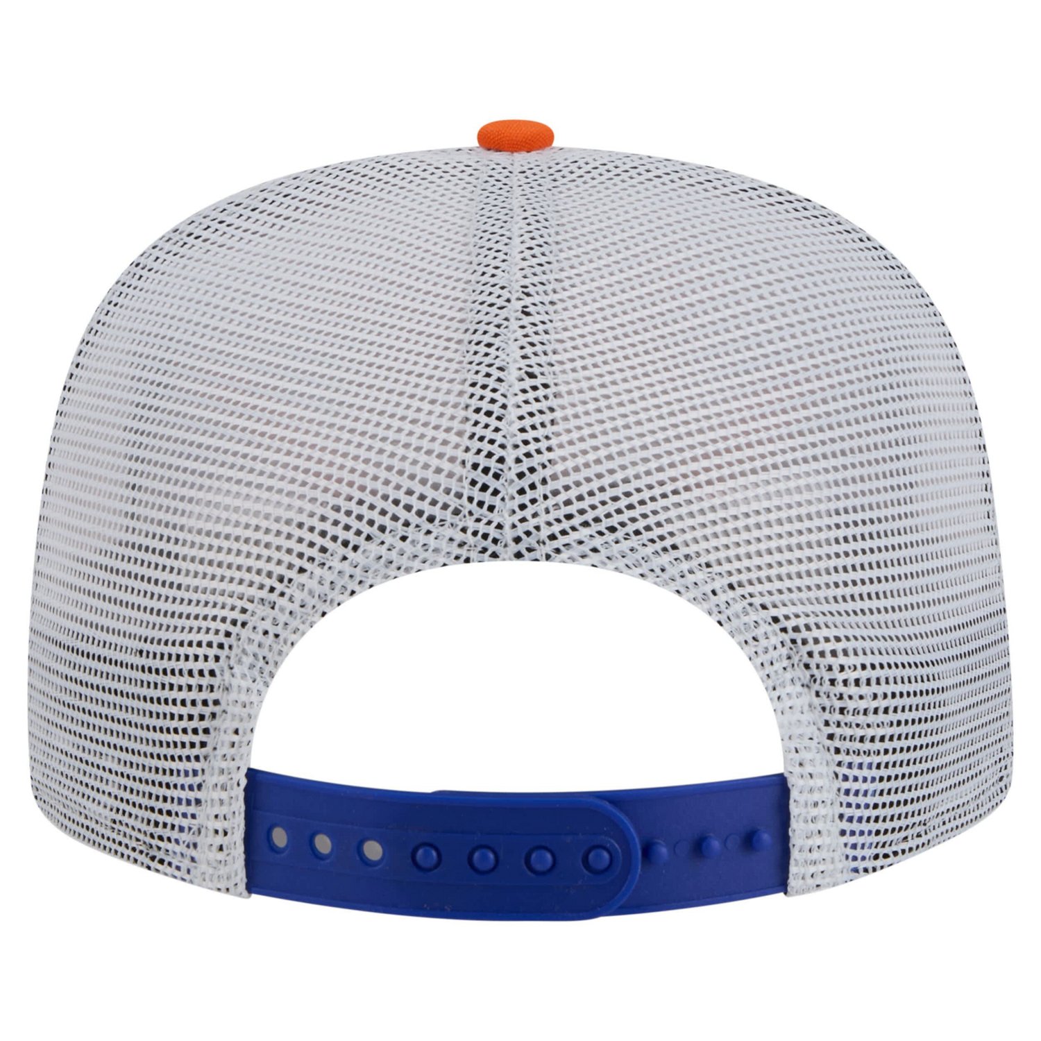 New Era Orange New York Knicks Throwback Dye Golfer Snapback Hat - view number 4