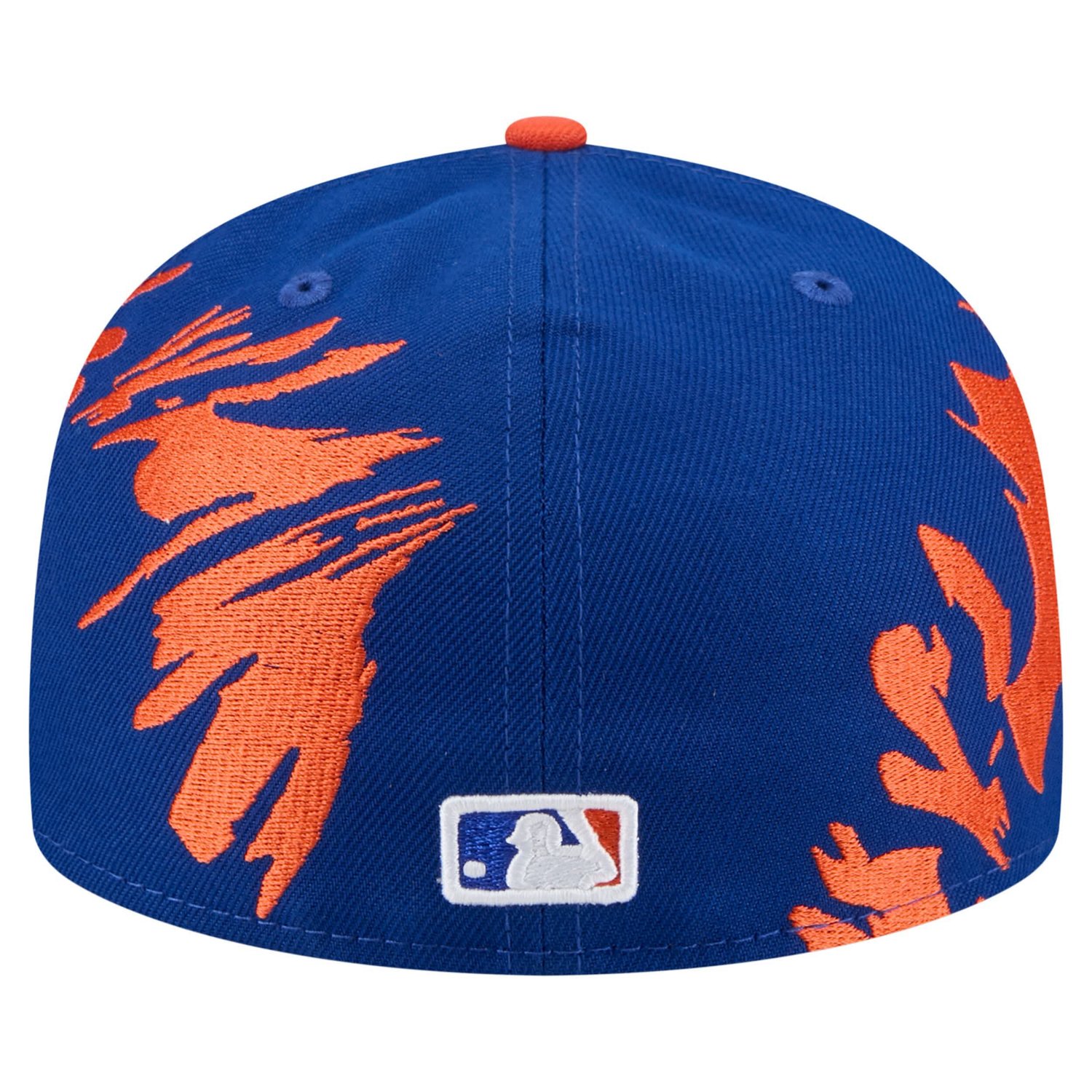 New Era Orange New York Mets Retro Pattern 59FIFTY Fitted Hat - view number 4