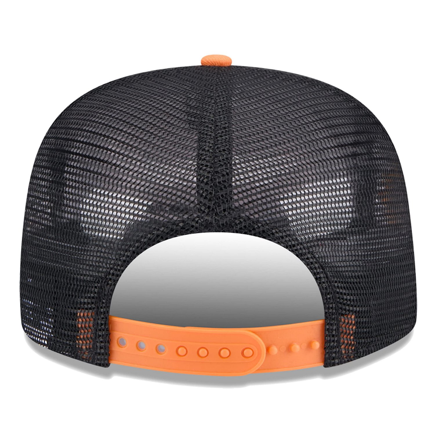 New Era Orange Phoenix Suns Throwback Team Arch Golfer Snapback Hat                                                              - view number 4