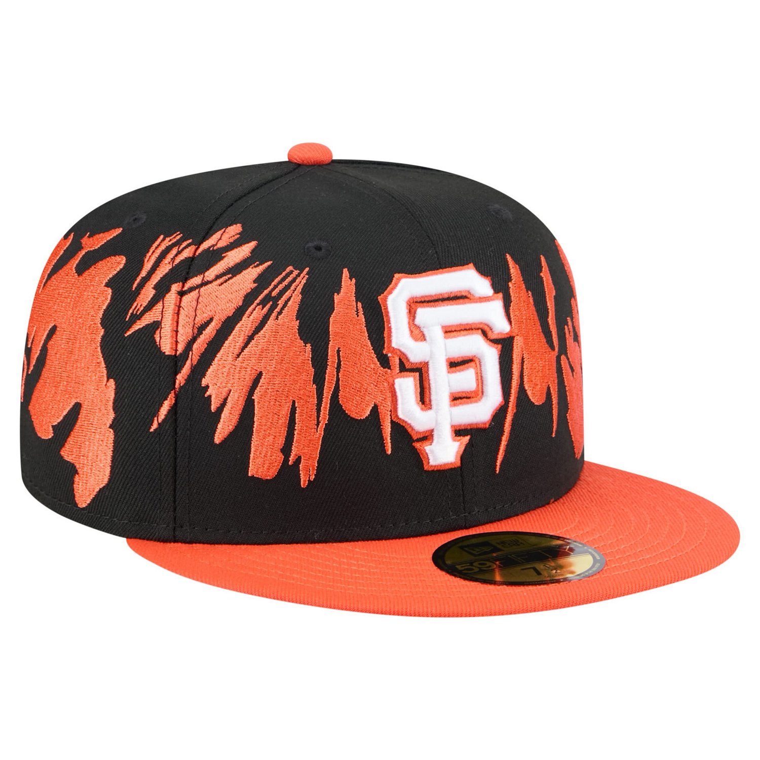 New Era Orange San Francisco Giants Retro Pattern 59FIFTY Fitted Hat