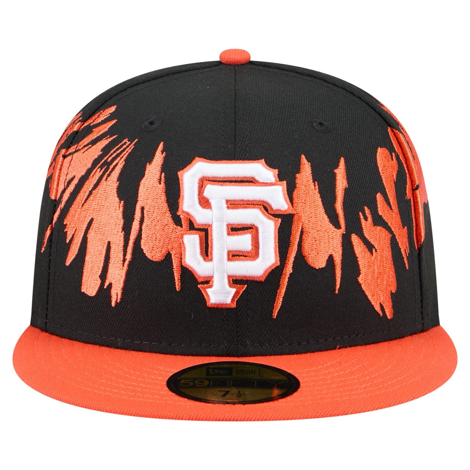 New Era Orange San Francisco Giants Retro Pattern 59FIFTY Fitted Hat