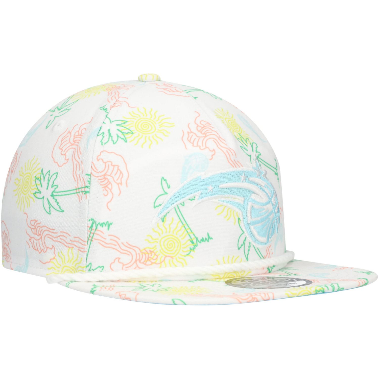 New Era Orlando Magic Palm Trees and Waves Golfer Adjustable Hat                                                                 - view number 3