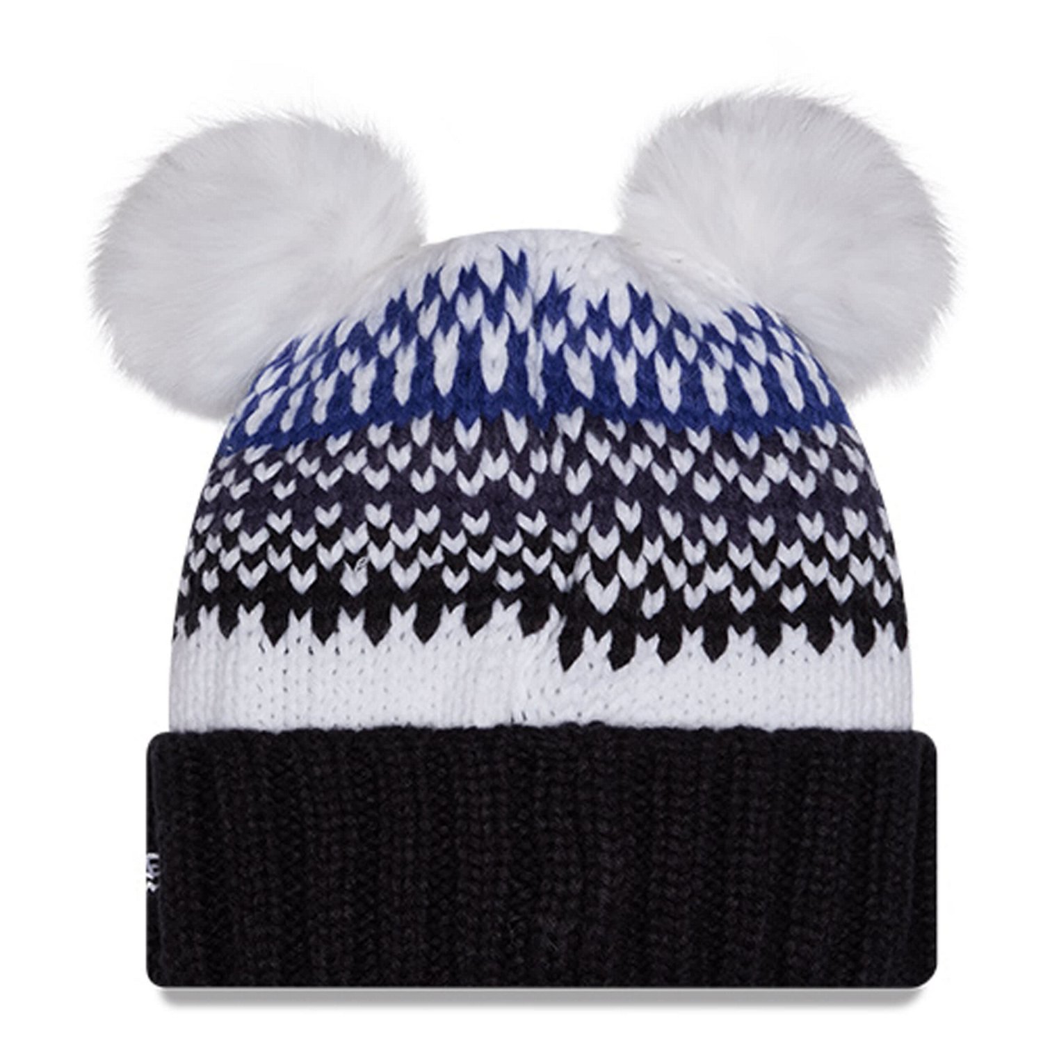 New Era Penn State Nittany Lions Double Pom  Print Cuffed Knit Hat - view number 2
