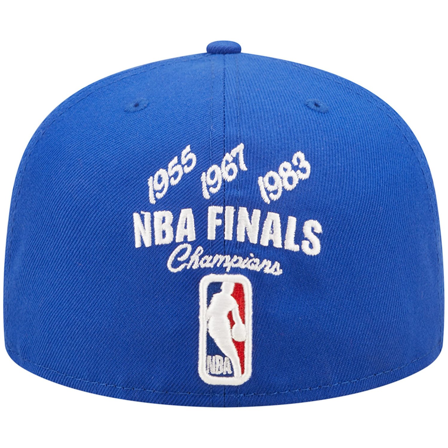 New Era Philadelphia 76ers 3x NBA Finals Champions Crown 59FIFTY Fitted Hat