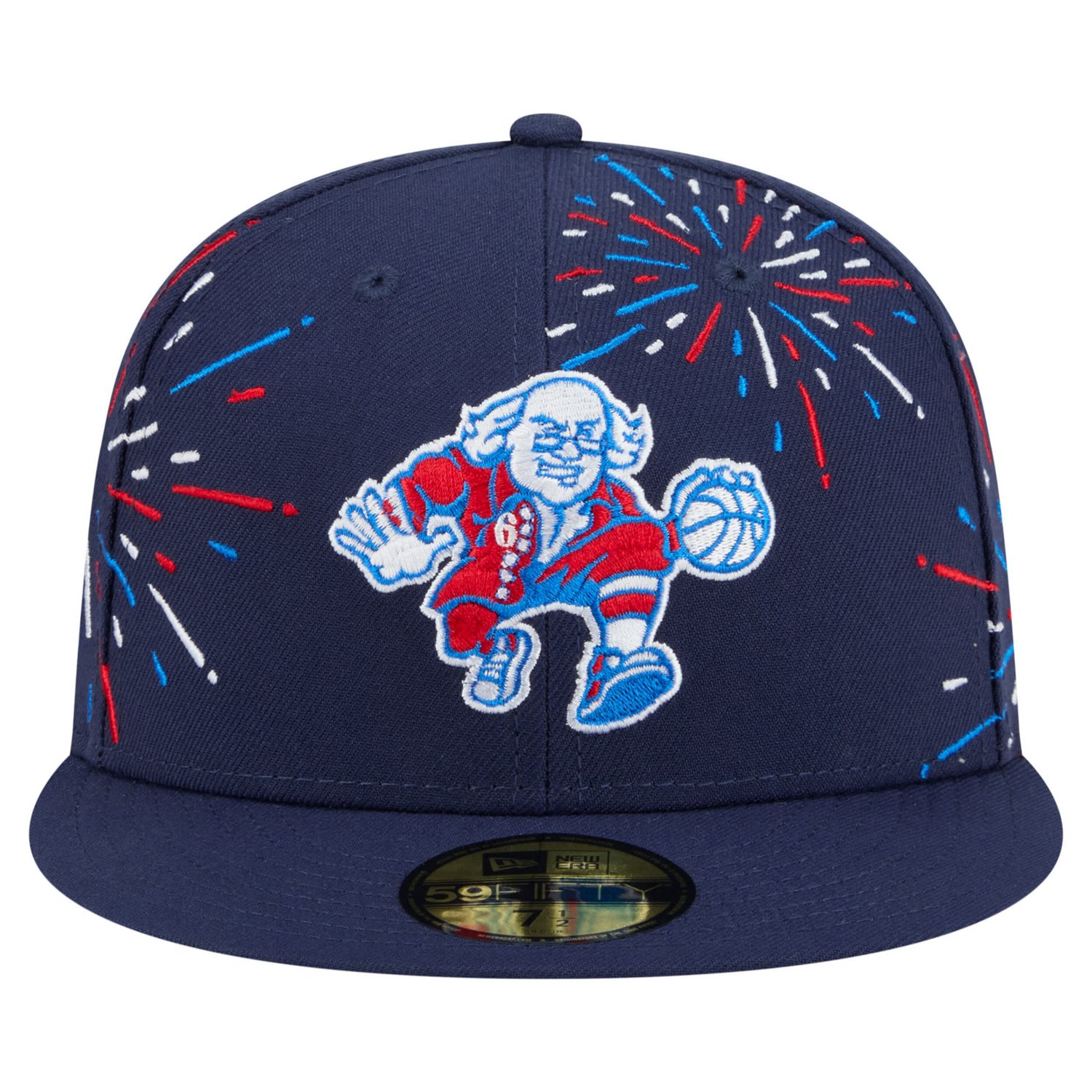 New Era Philadelphia 76ers Americana Fireworks 59FIFTY Fitted Hat - view number 2