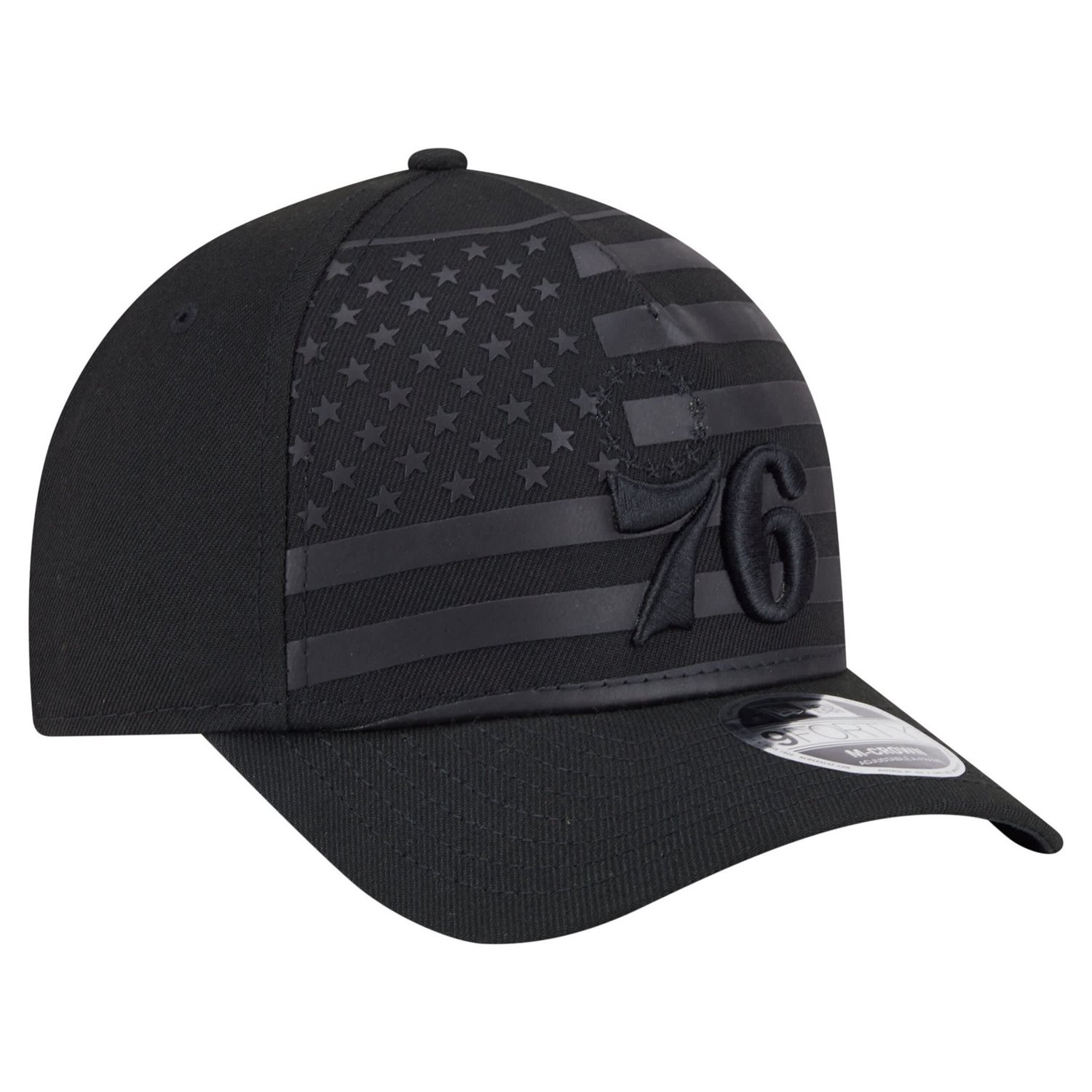 New Era Philadelphia 76ers Game Day Flag A-Frame 9FORTY Adjustable Hat - view number 3