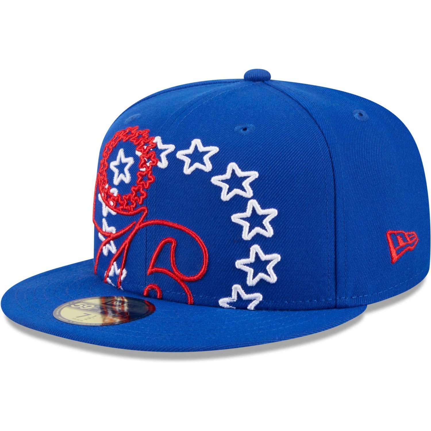 New Era Philadelphia 76ers Game Day Hollow Logo Mashup 59FIFTY Fitted Hat - view number 3