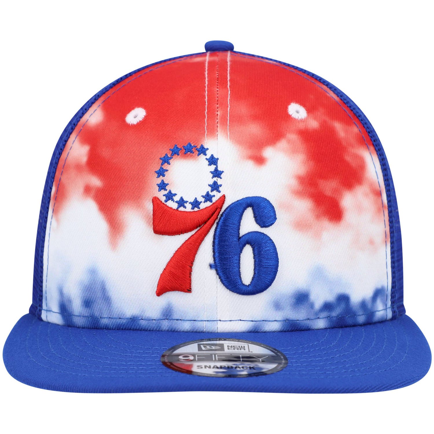 New Era Philadelphia 76ers Hazy Trucker 9FIFTY Snapback Hat - view number 2