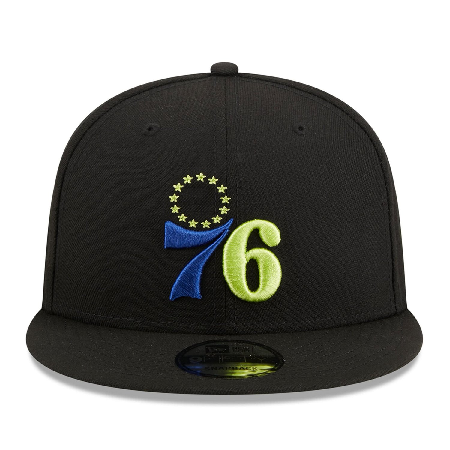 New Era Philadelphia 76ers Neon Pop 9FIFTY Snapback Hat