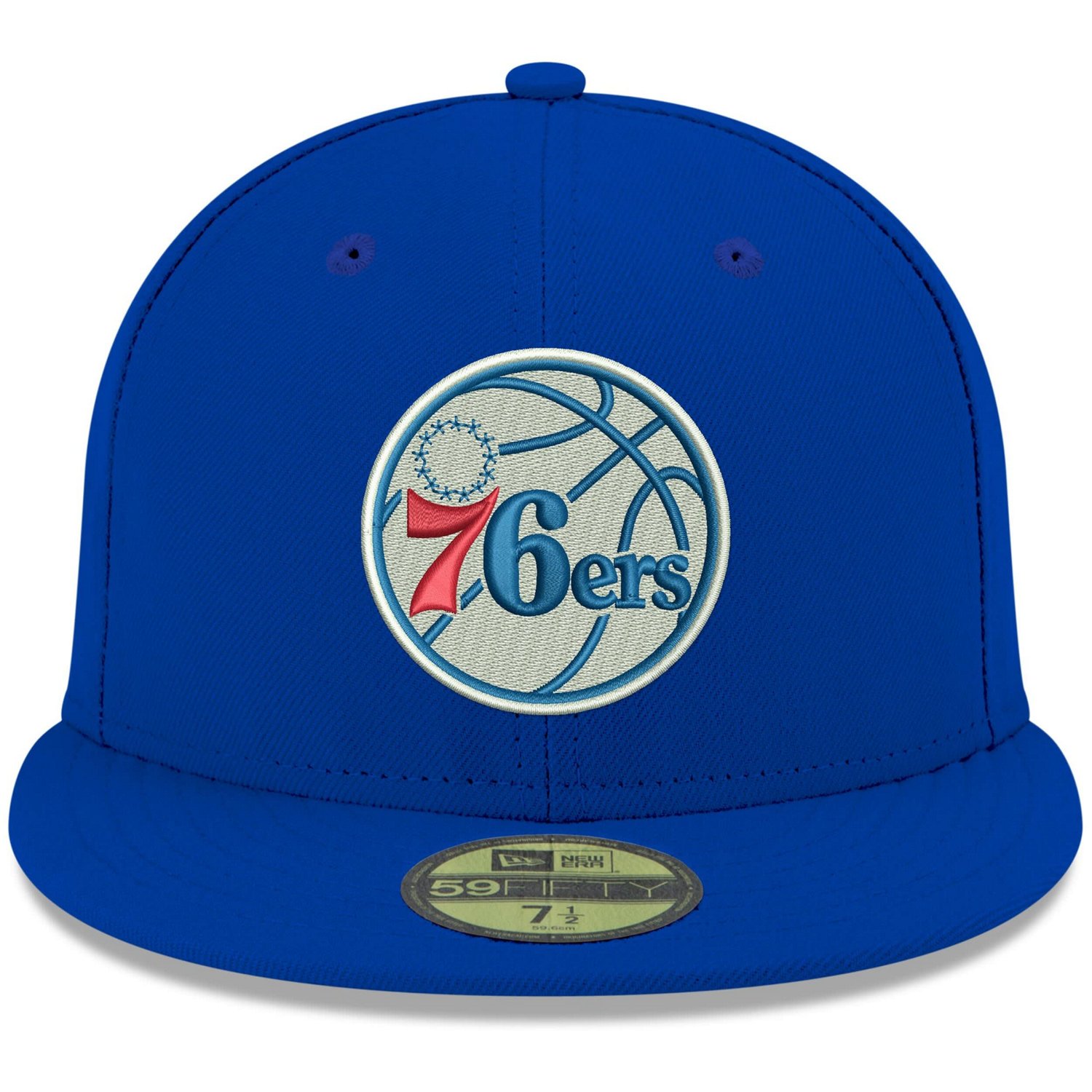 New Era Philadelphia 76ers Official Team Color 59FIFTY Fitted Hat - view number 2