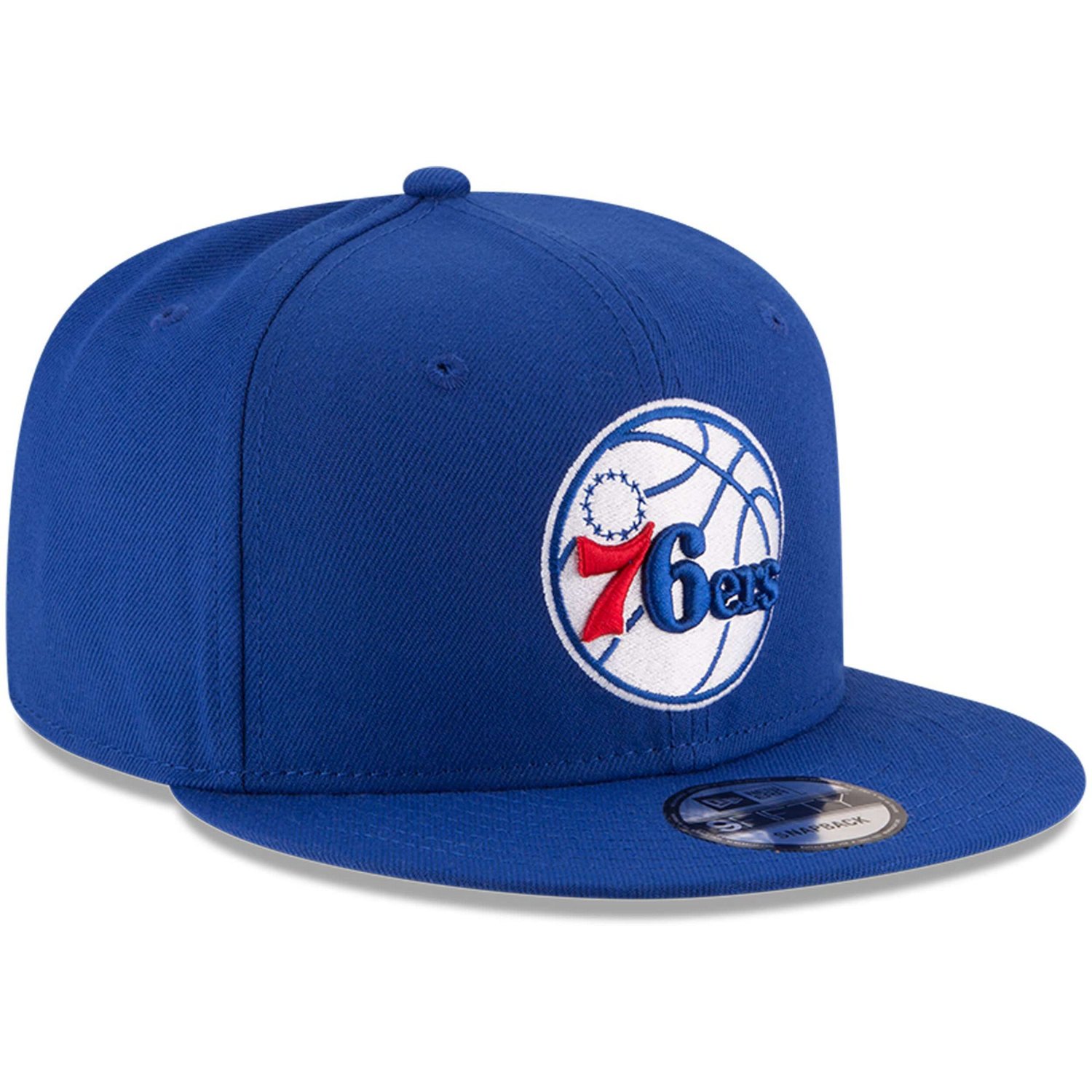 New Era Philadelphia 76ers Official Team Color 9FIFTY Snapback Hat - view number 3