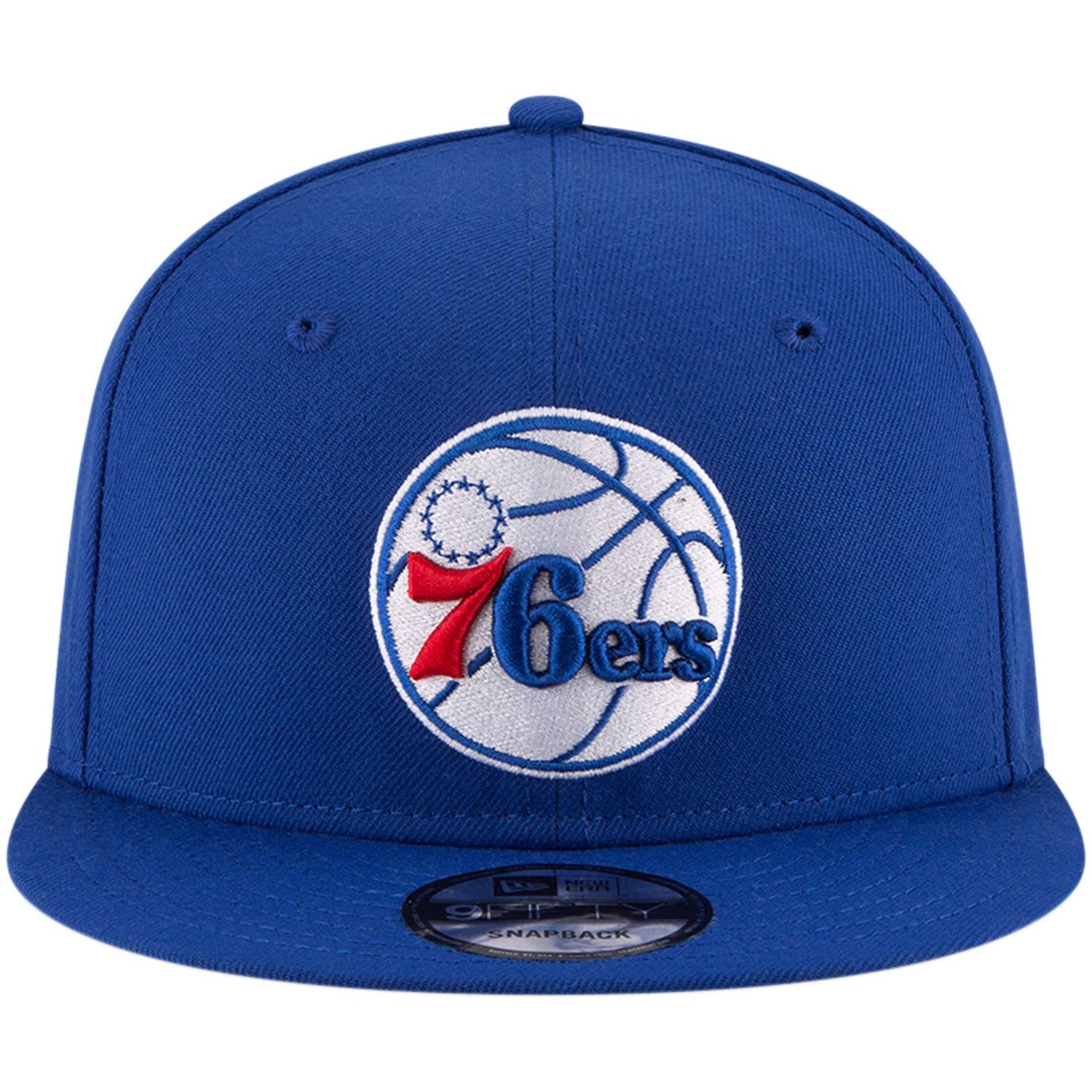 New Era Philadelphia 76ers Official Team Color 9FIFTY Snapback Hat - view number 2