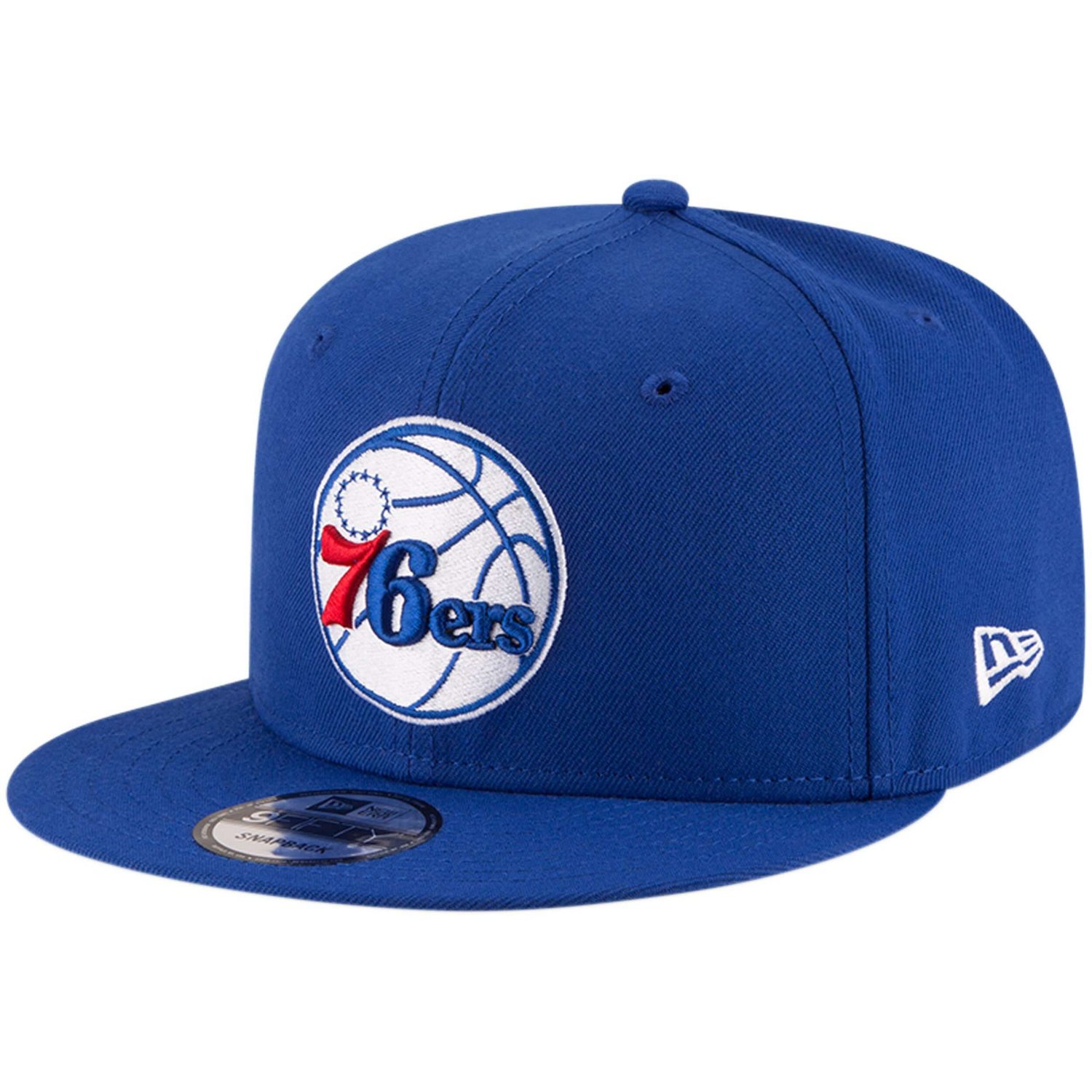 New Era Philadelphia 76ers Official Team Color 9FIFTY Snapback Hat - view number 1