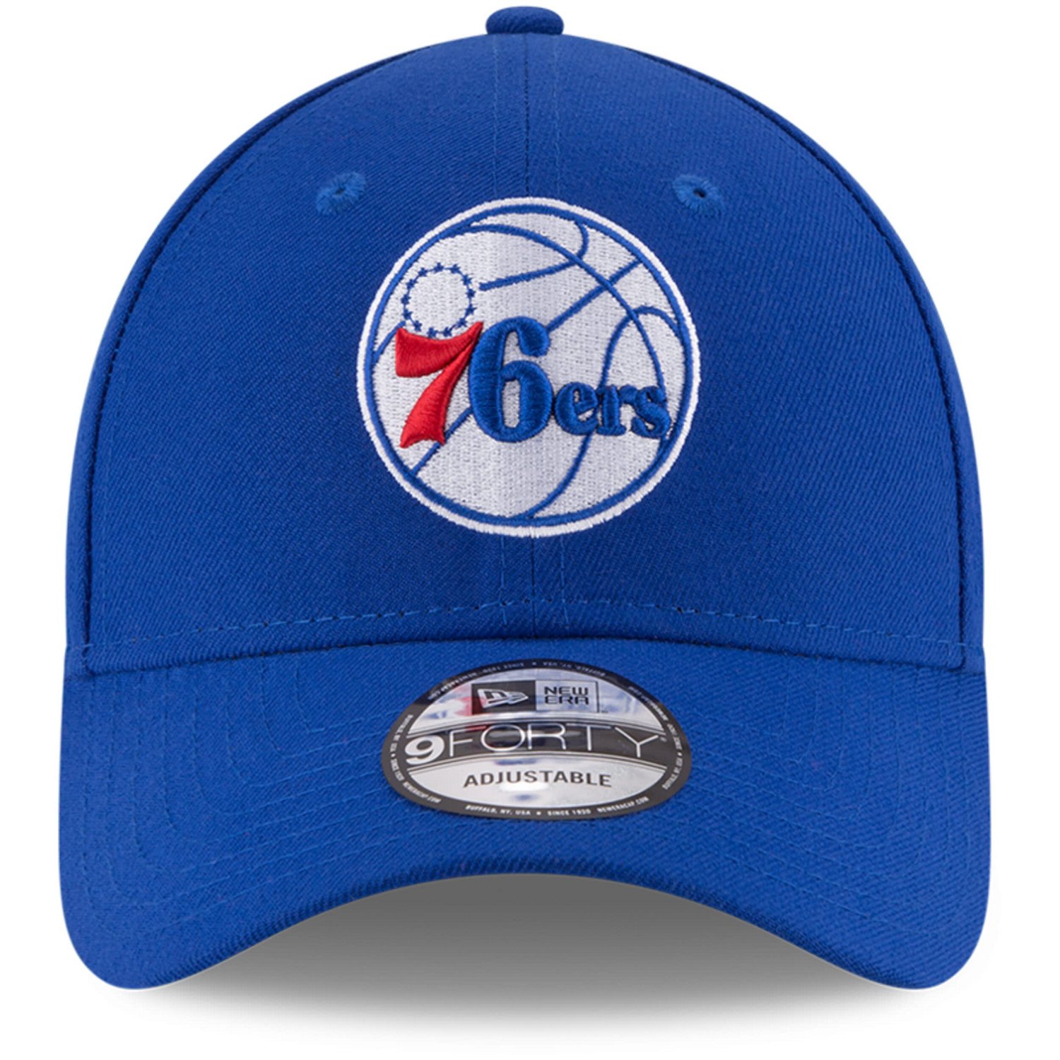 New Era Philadelphia 76ers Official Team Color 9FORTY Adjustable Hat - view number 2