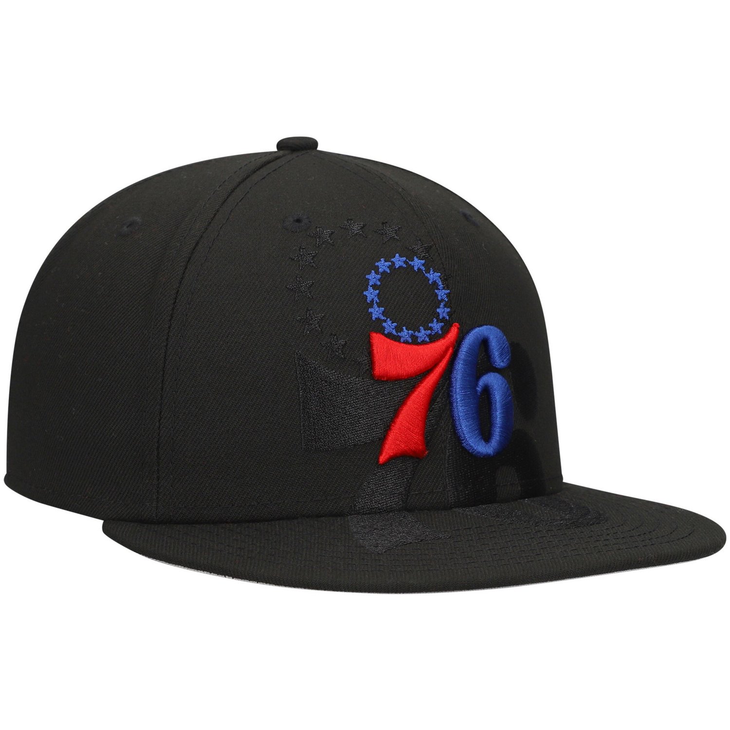 New Era Philadelphia 76ers out Shadow Logo 59FIFTY Fitted Hat