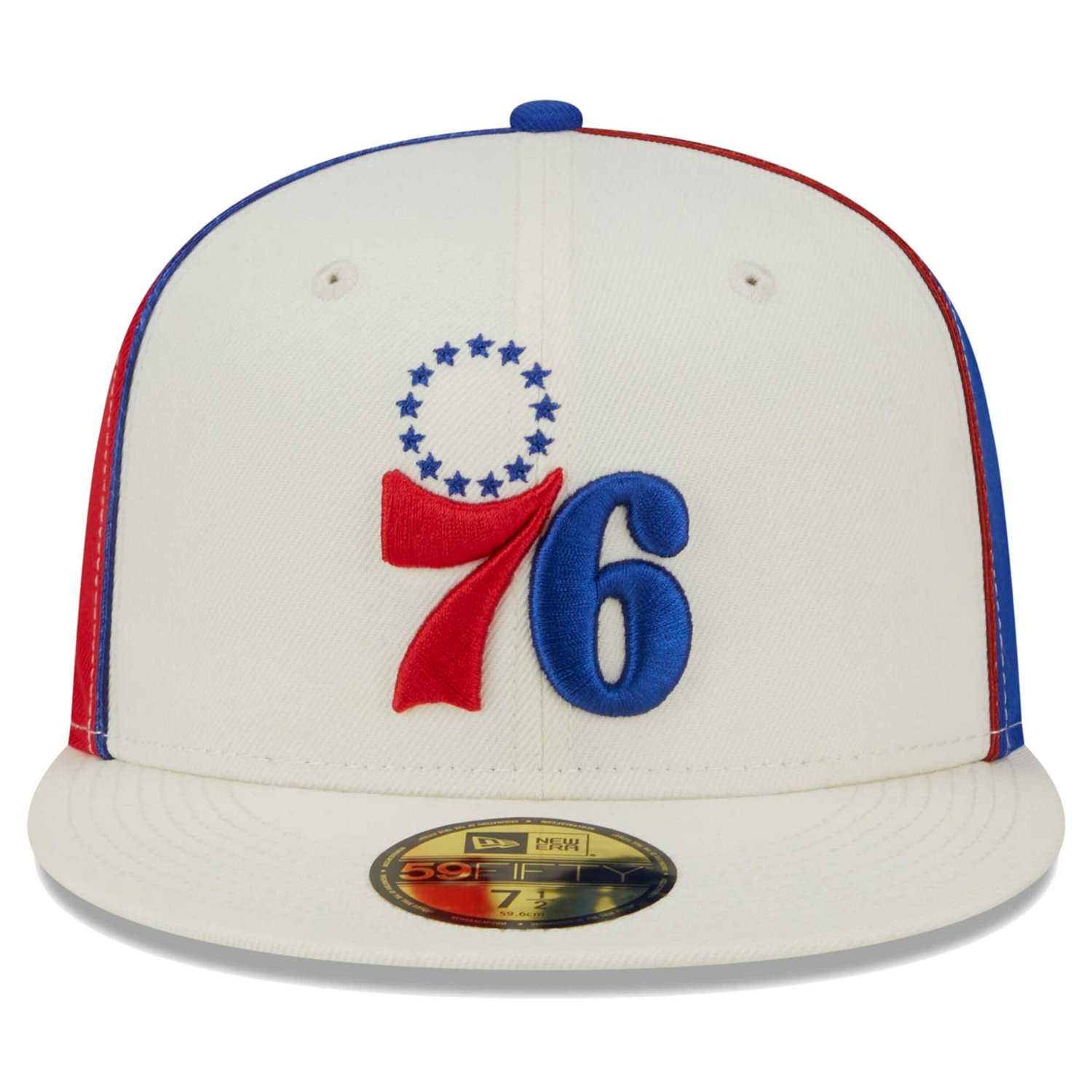 New Era Philadelphia 76ers Piped Pop Panel 59FIFTY Fitted Hat - view number 2