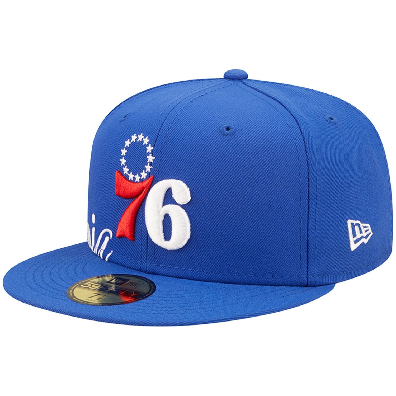New Era Philadelphia 76ers Side Split 59FIFTY Fitted Hat                                                                         - view number 3