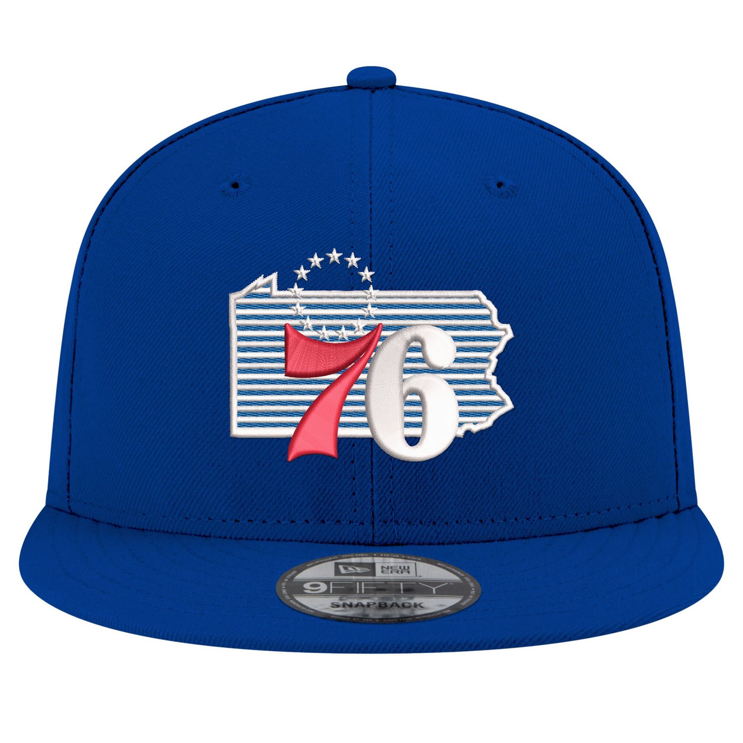 New Era Philadelphia 76ers State Pride 9FIFTY Snapback Hat - view number 2
