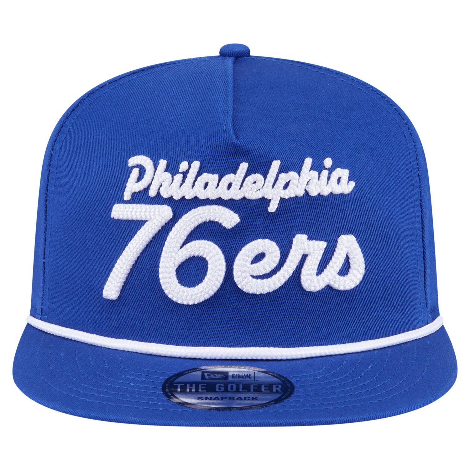New Era Philadelphia 76ers Team Text Golfer Snapback Hat - view number 2