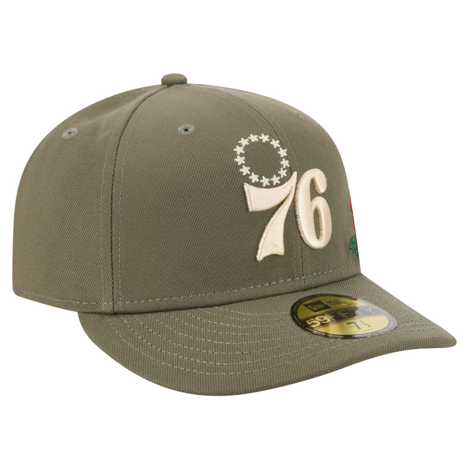 New Era Philadelphia 76ers Tonal Florals 59FIFTY Fitted Hat - view number 3