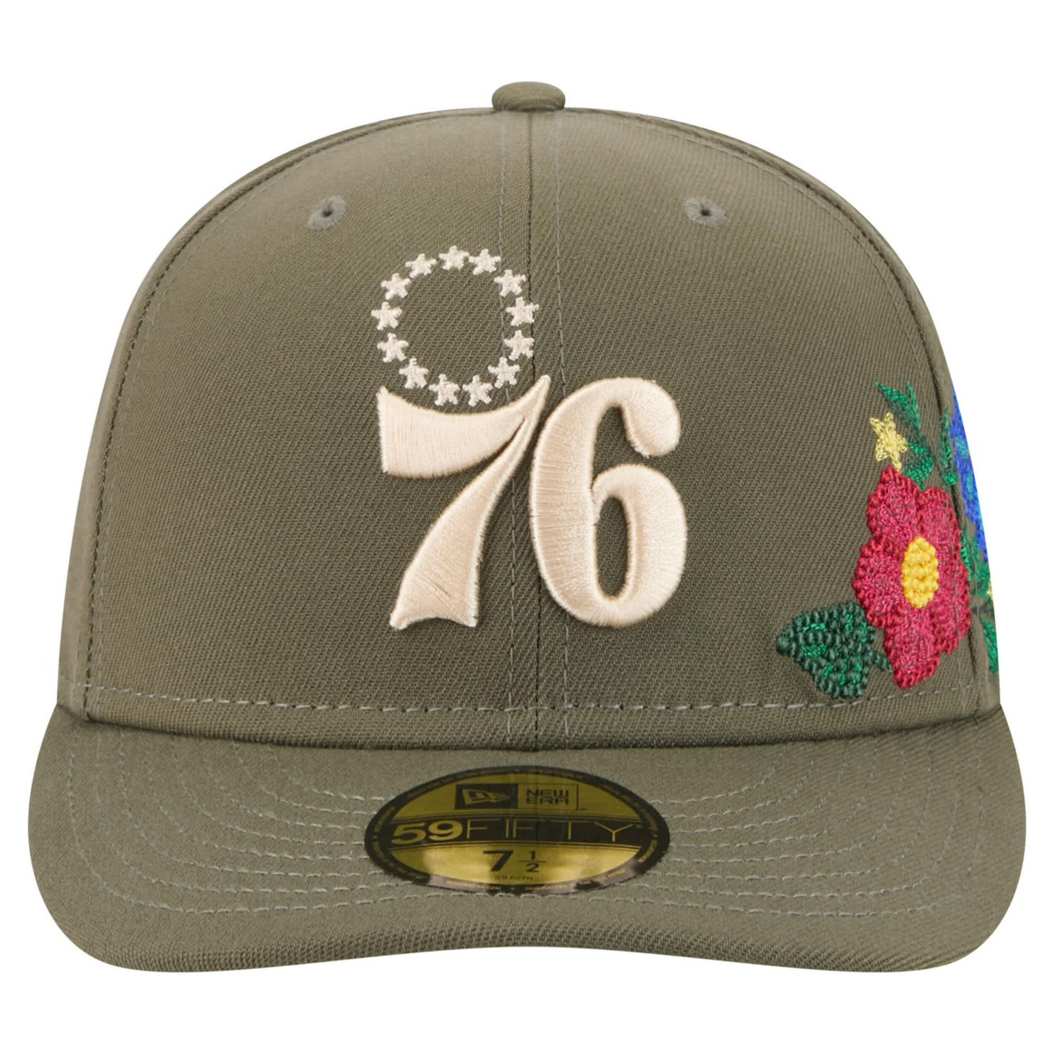 New Era Philadelphia 76ers Tonal Florals 59FIFTY Fitted Hat - view number 2